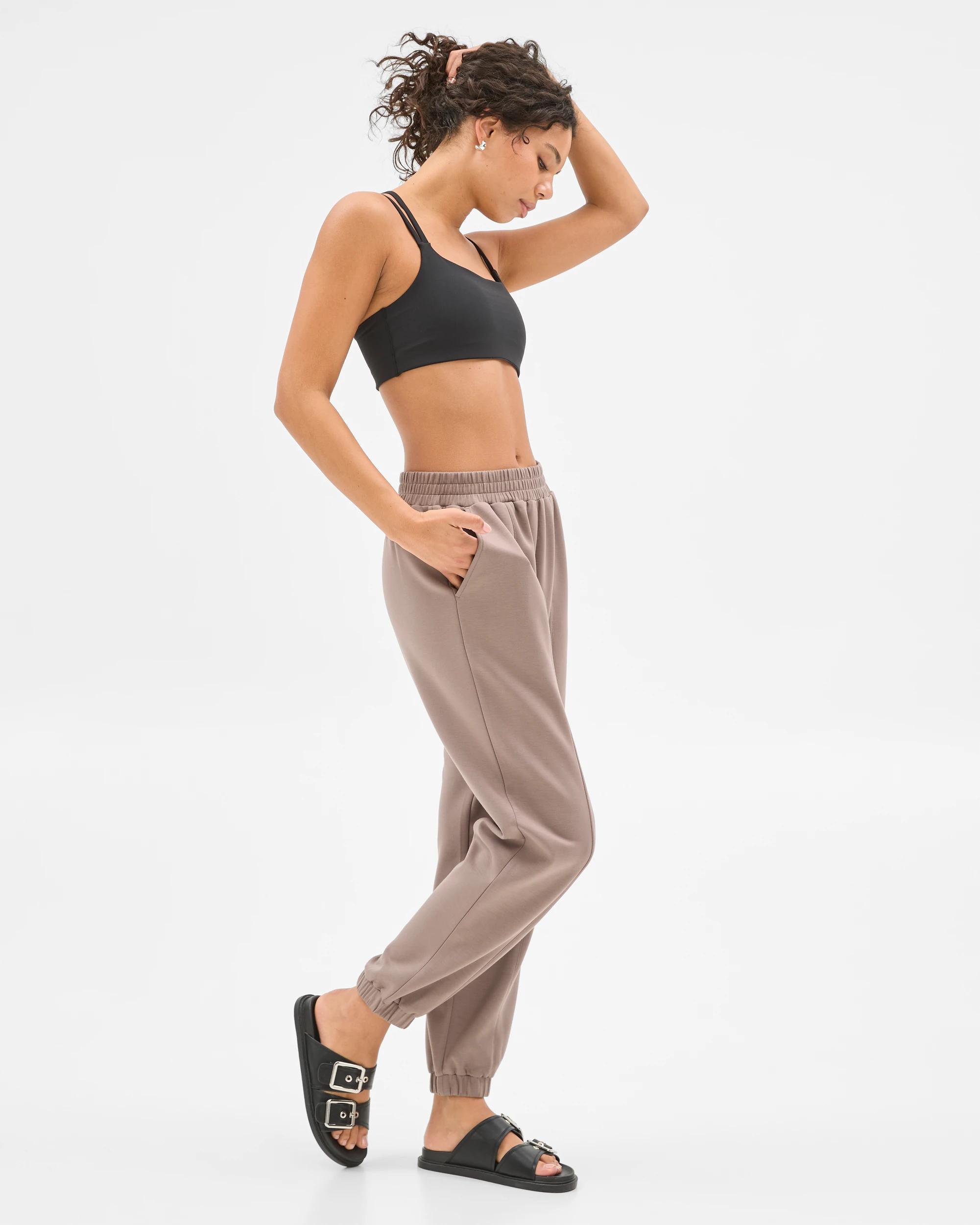 3 Target Active Movement Lounge Jogger Pants MUSHROOM, 3 of 6