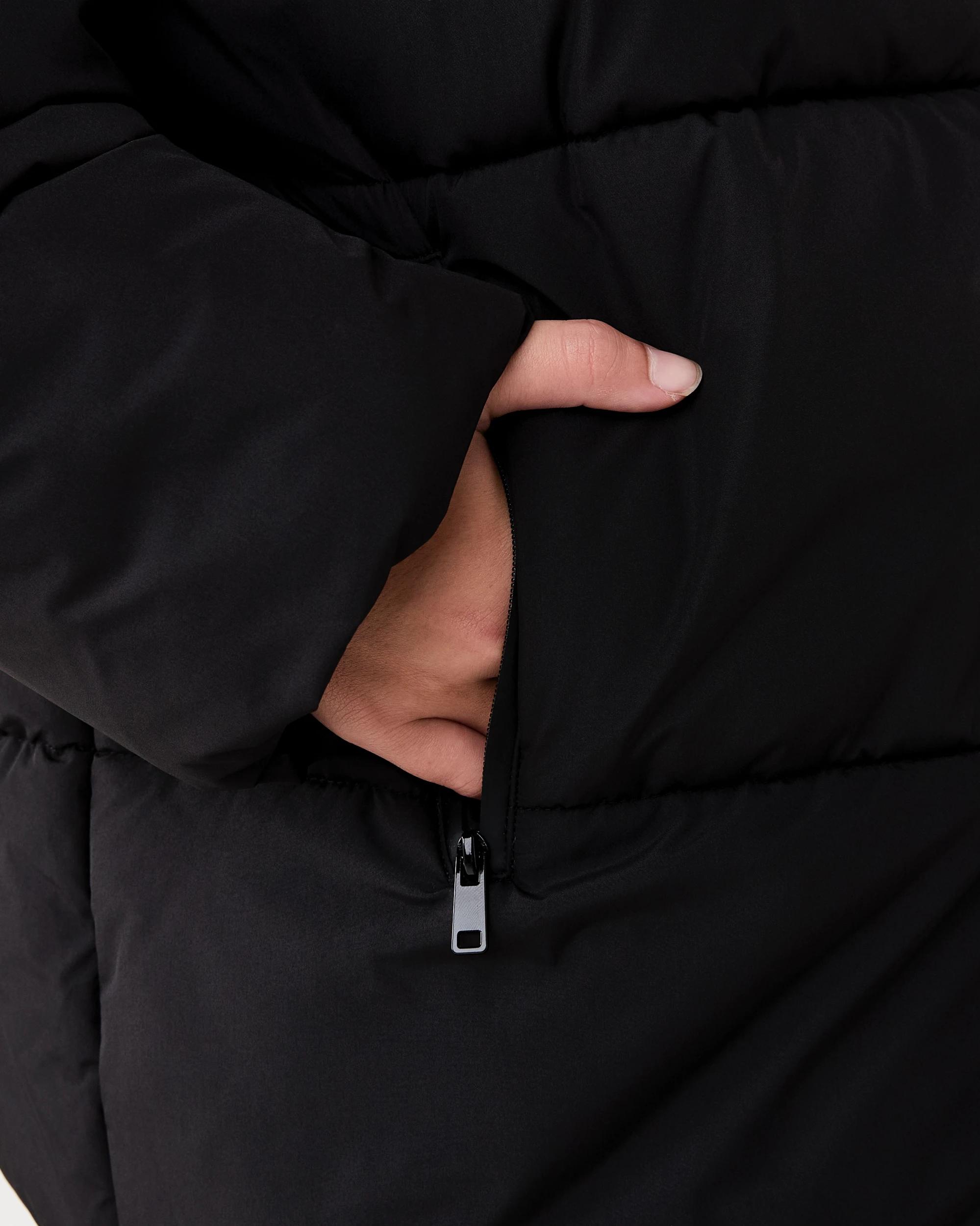 6 Premium Puffer Jacket Black, 6 of 7