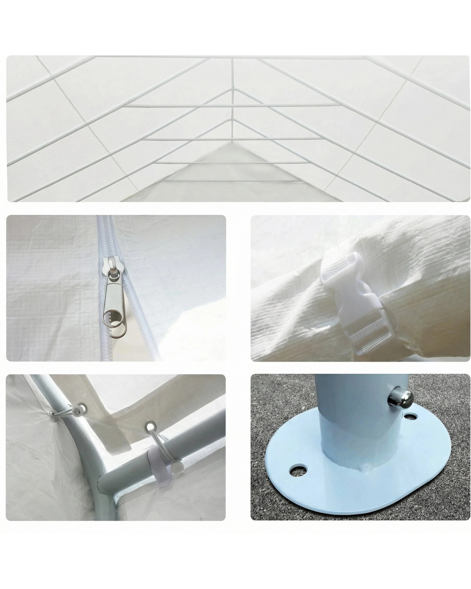 9 Wallaroo 12m x 6m Outdoor Event Gazebo Party Tent Marquee Wedding Canopy Shade, 9 of 10