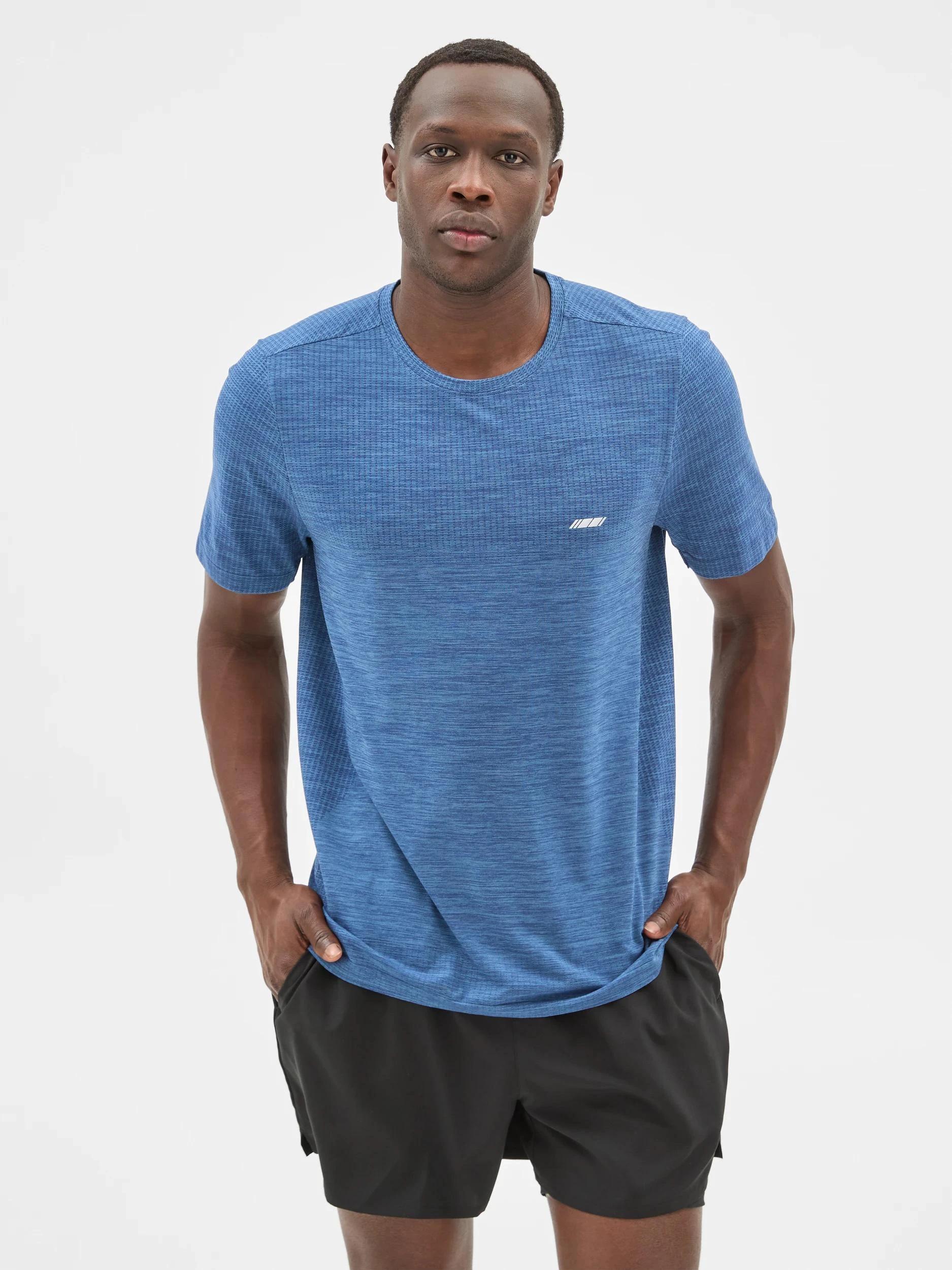 1 Target Active Training T-Shirt BLUE, 1 of 6