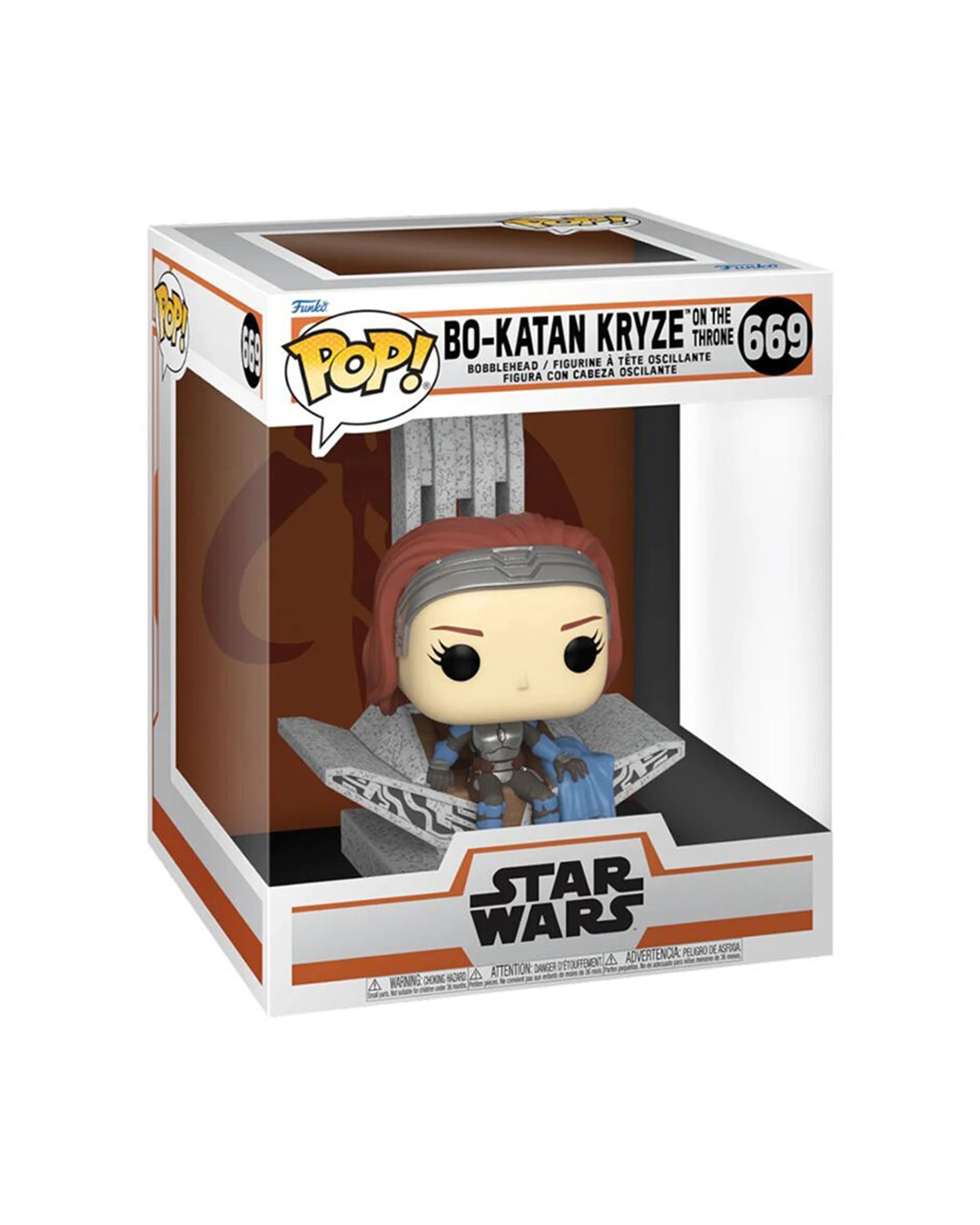 2 Star Wars Funko Star Wars Bo-Katan Throne Deluxe Pop Vinyl Figure Toy Bobblehead - Multi, 2 of 3