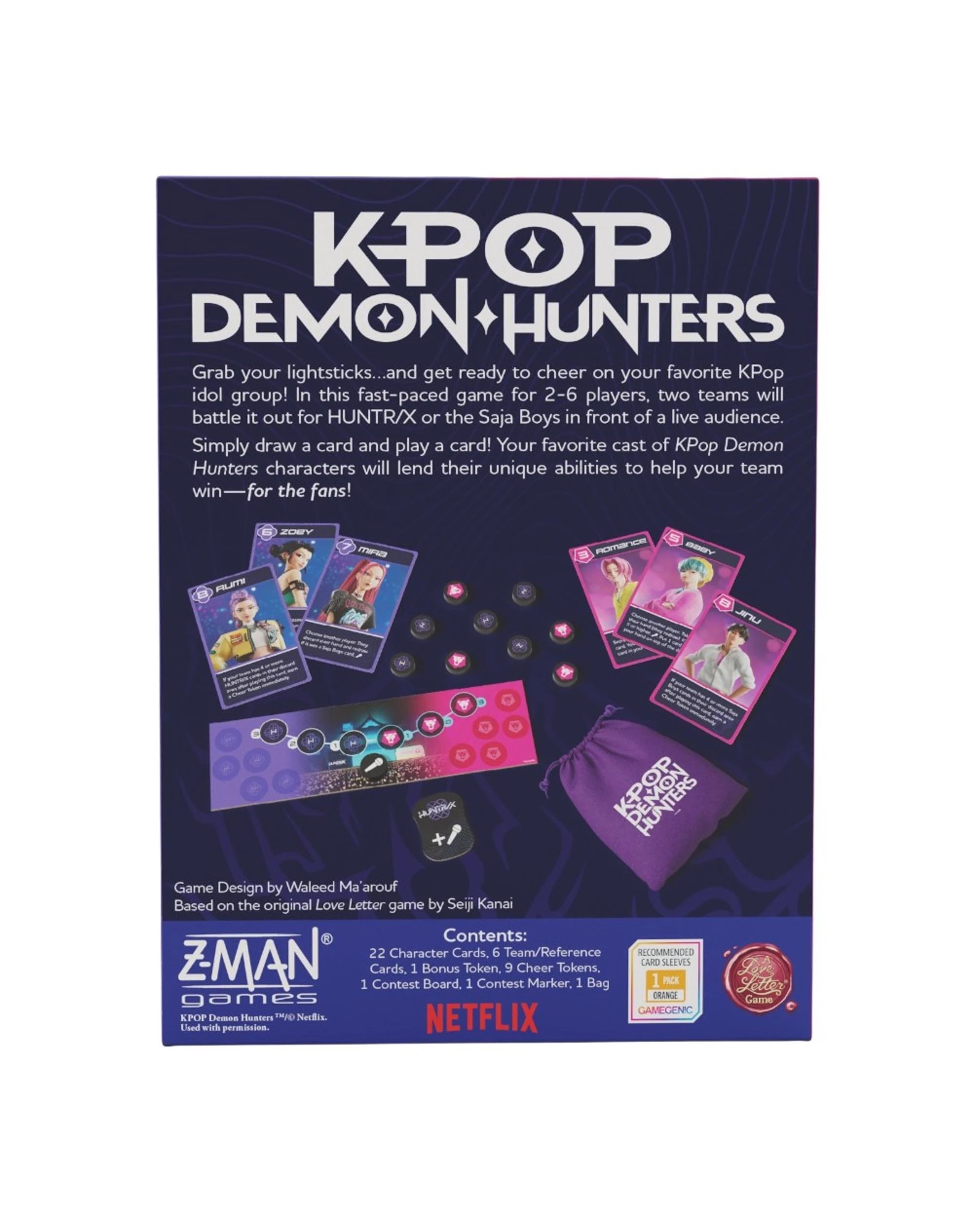 9 K-POP Demon Hunters Battle For The Spotlight: A Love Letter Card Game, 9 of 9