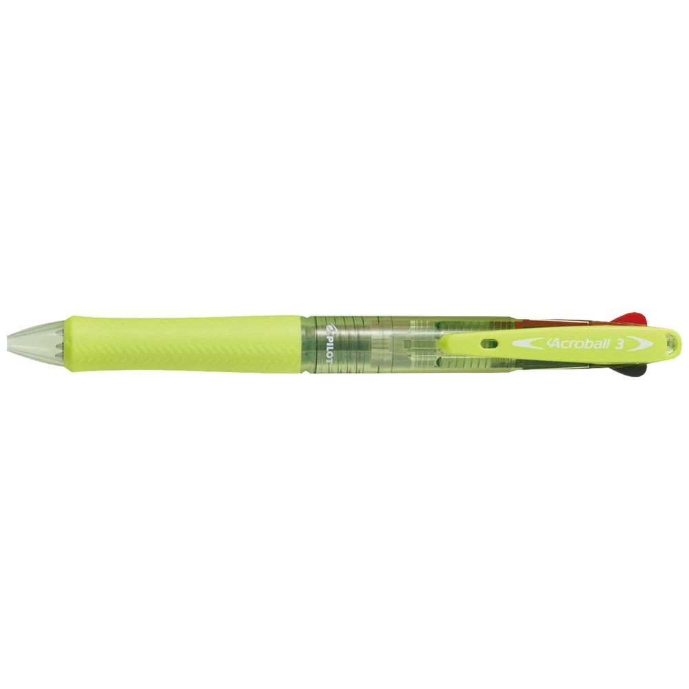 1 PILOT Acroball 3 Colour Ballpoint Pen 0.7mm Green, 1 of 1
