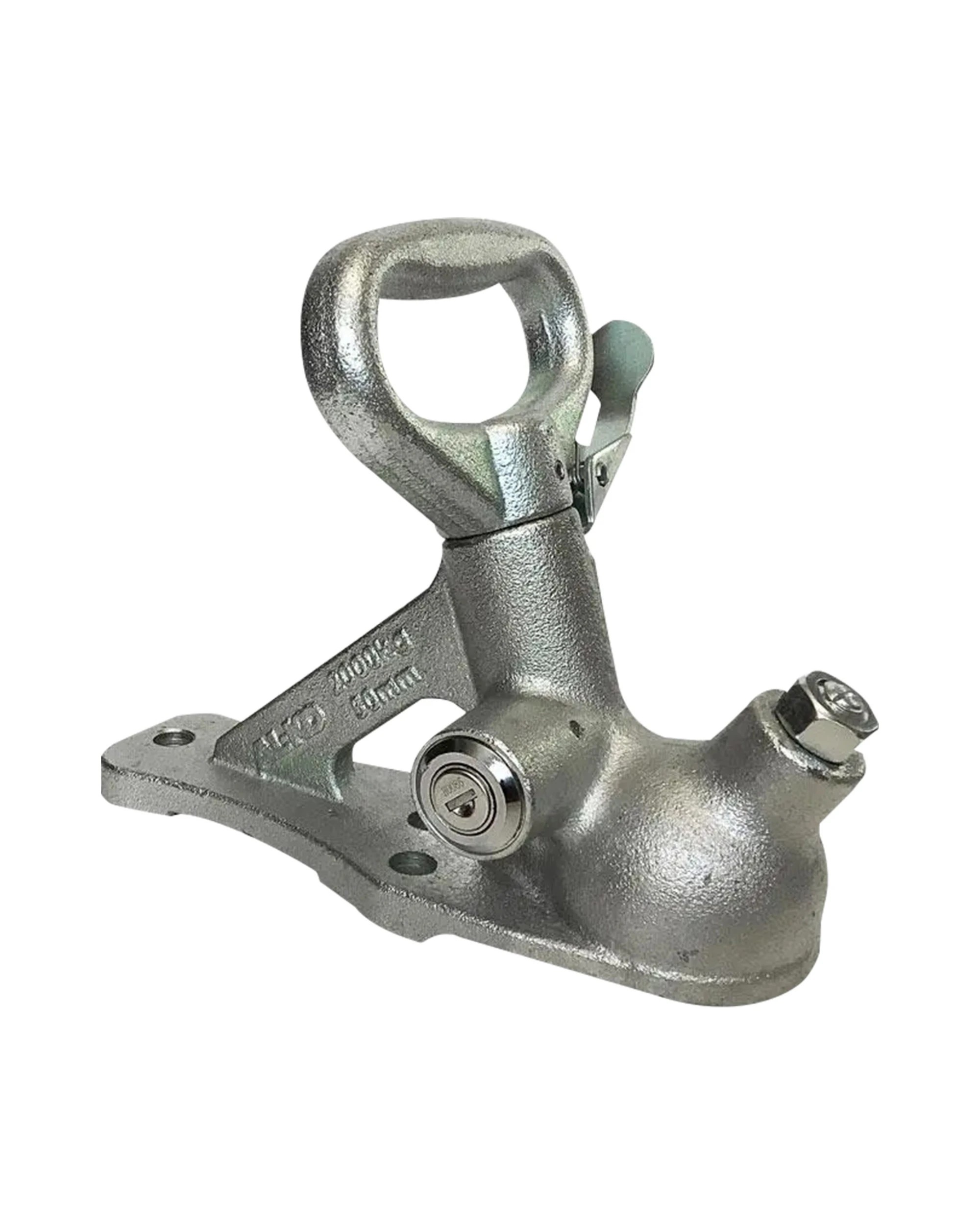 1 Alko Lockable Coupling - 750kg Fixed 2000kg Rated 614065LPL - Grey, 1 of 3
