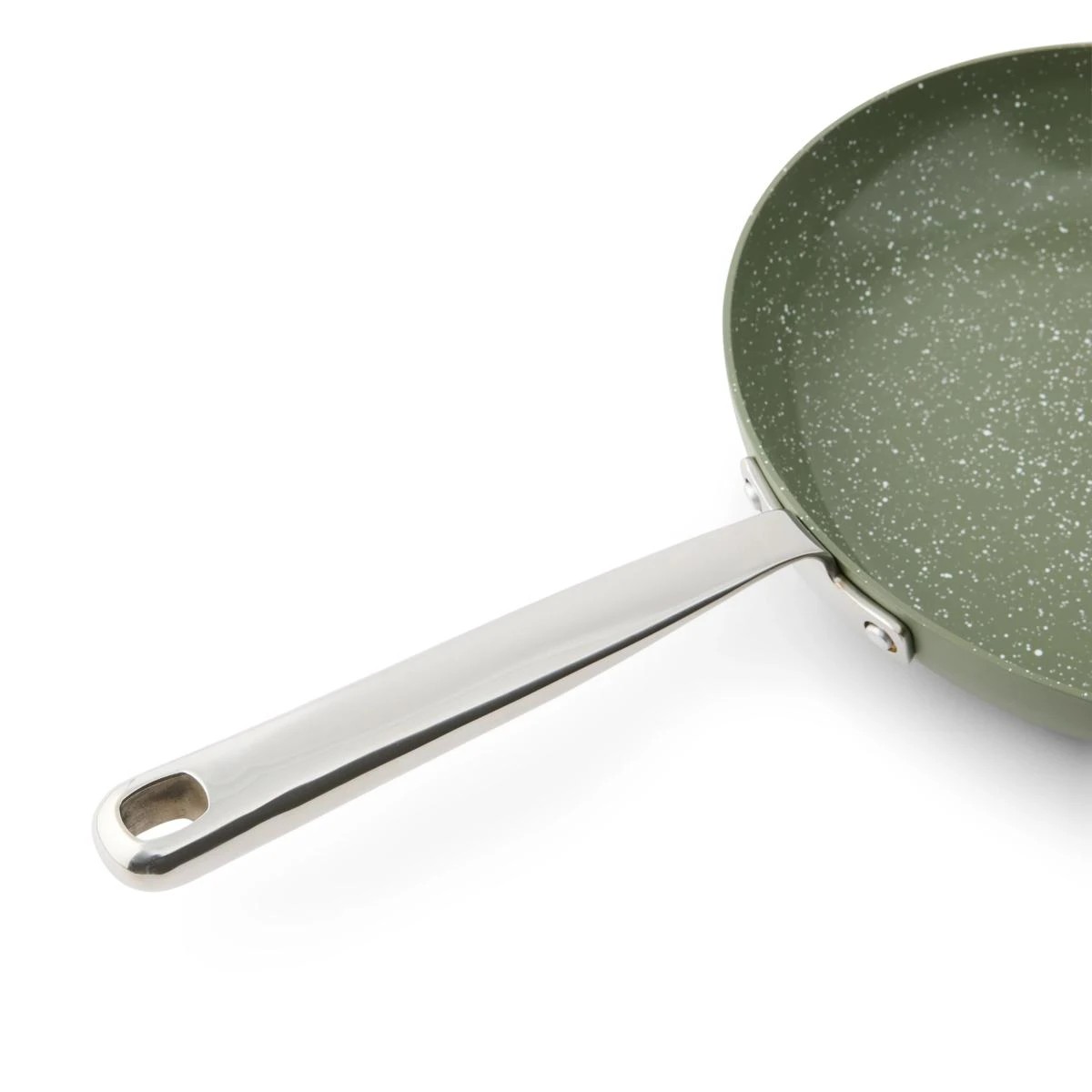 5 2 Pack Ceramic Coated Fry Pans - Green, 5 of 8