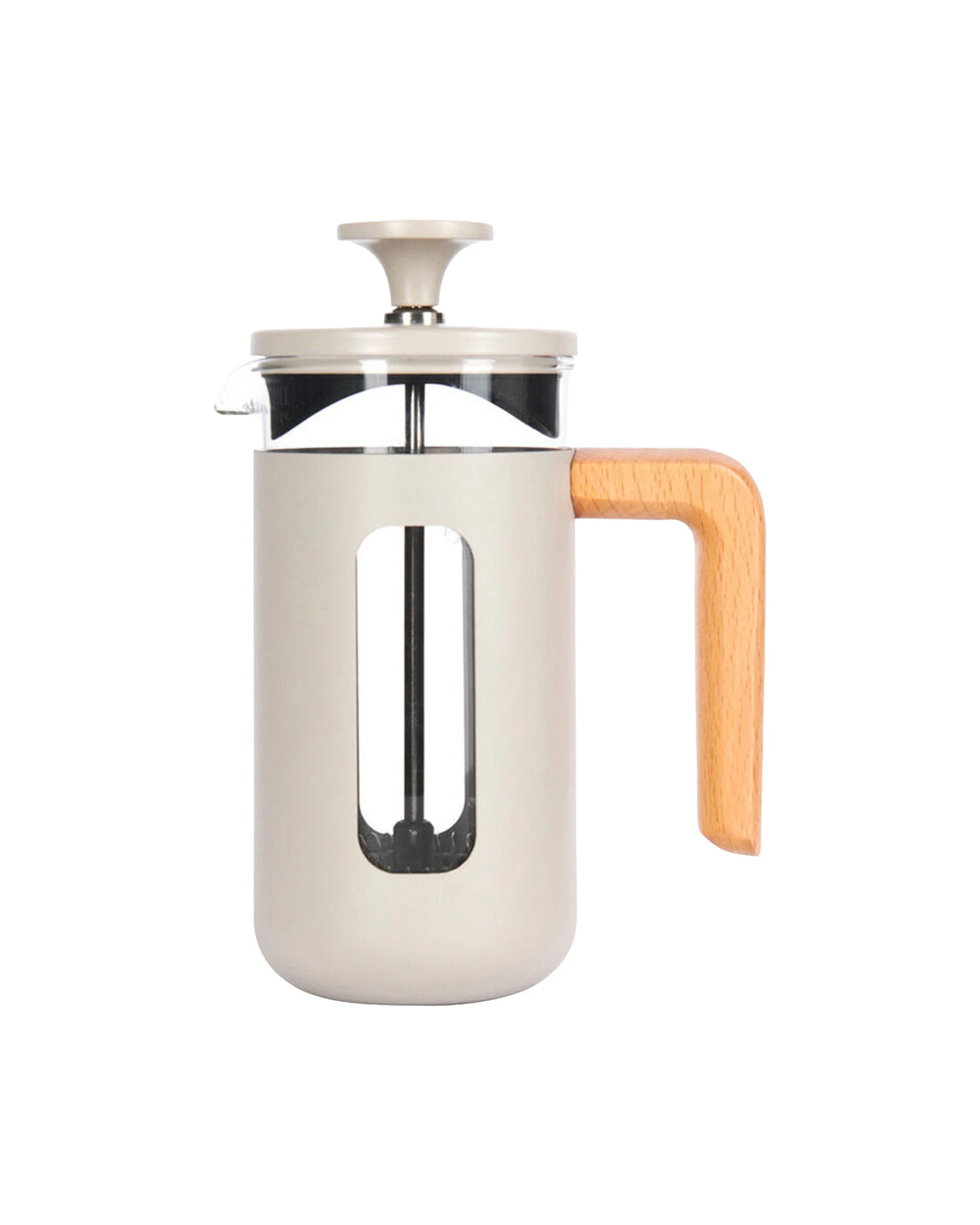 1 La Cafetiere Pisa 3-Cup 350ml Stainless Steel Glass French Press - Beige, 1 of 3