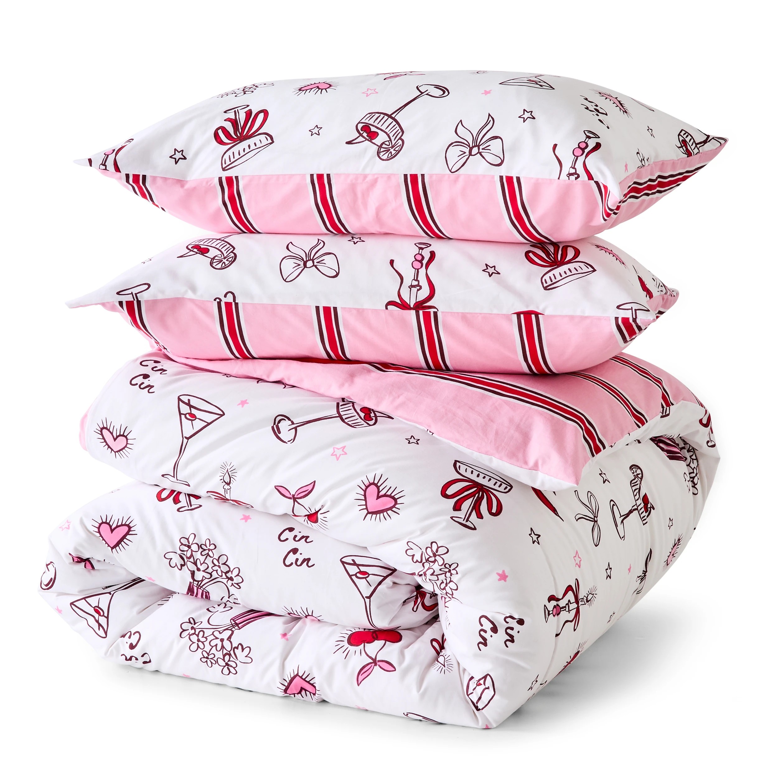 6 Cheers Cotton Rich Reversible Quilt Cover Set - King Bed, 6 of 7