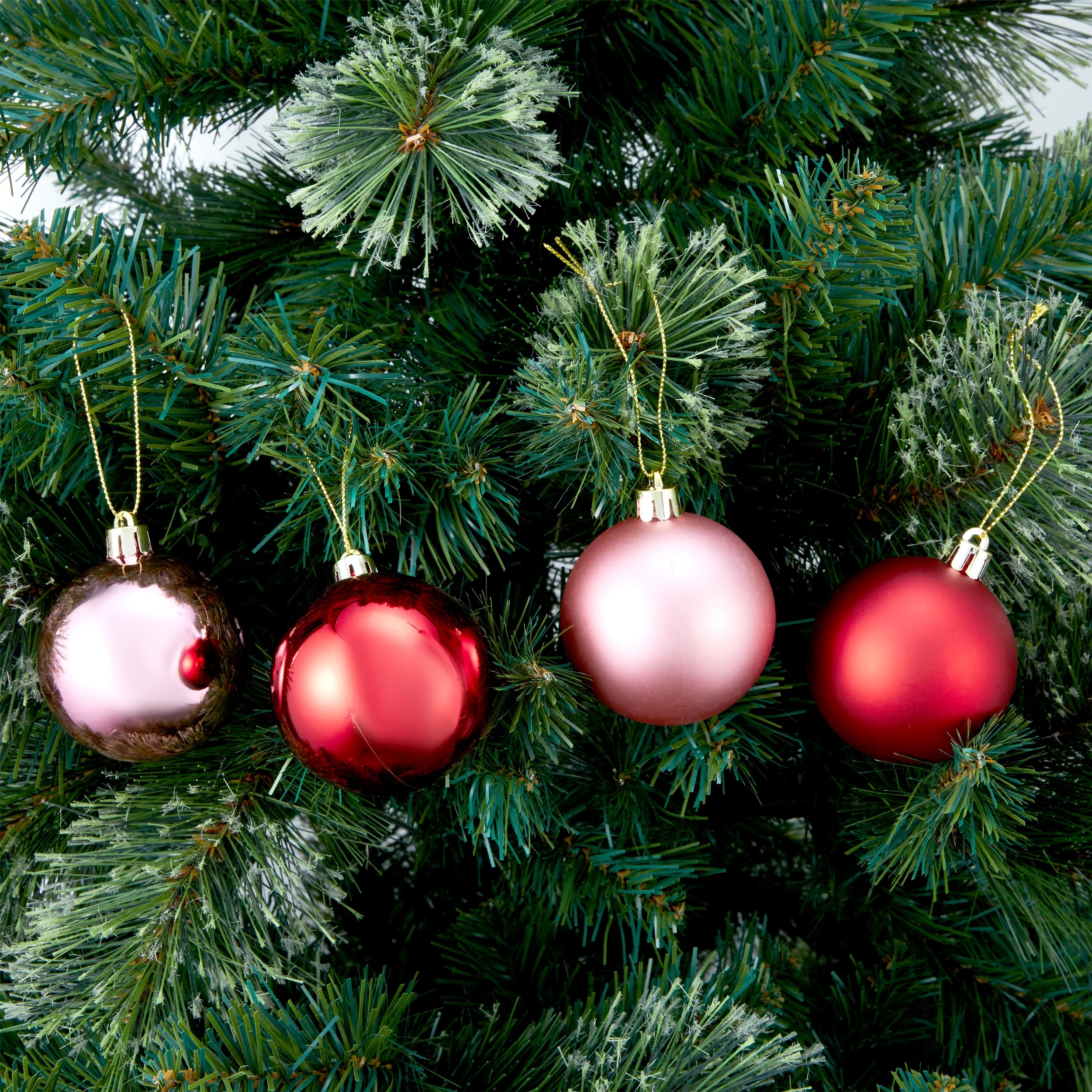 7 47 Pack 6cm Baubles - Pink Candy, 7 of 8