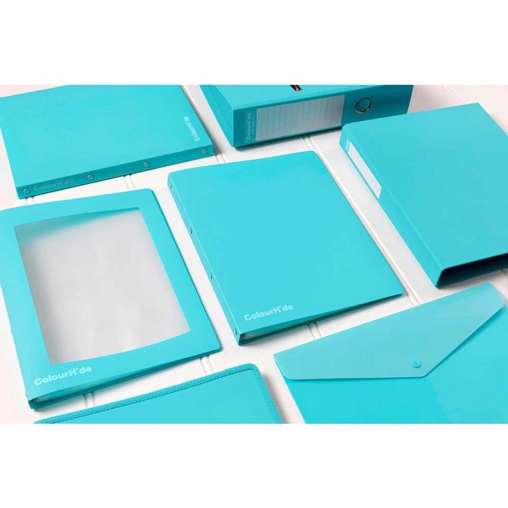 4 ColourHide A4 Ring Binder 25mm Sky Blue, 4 of 4