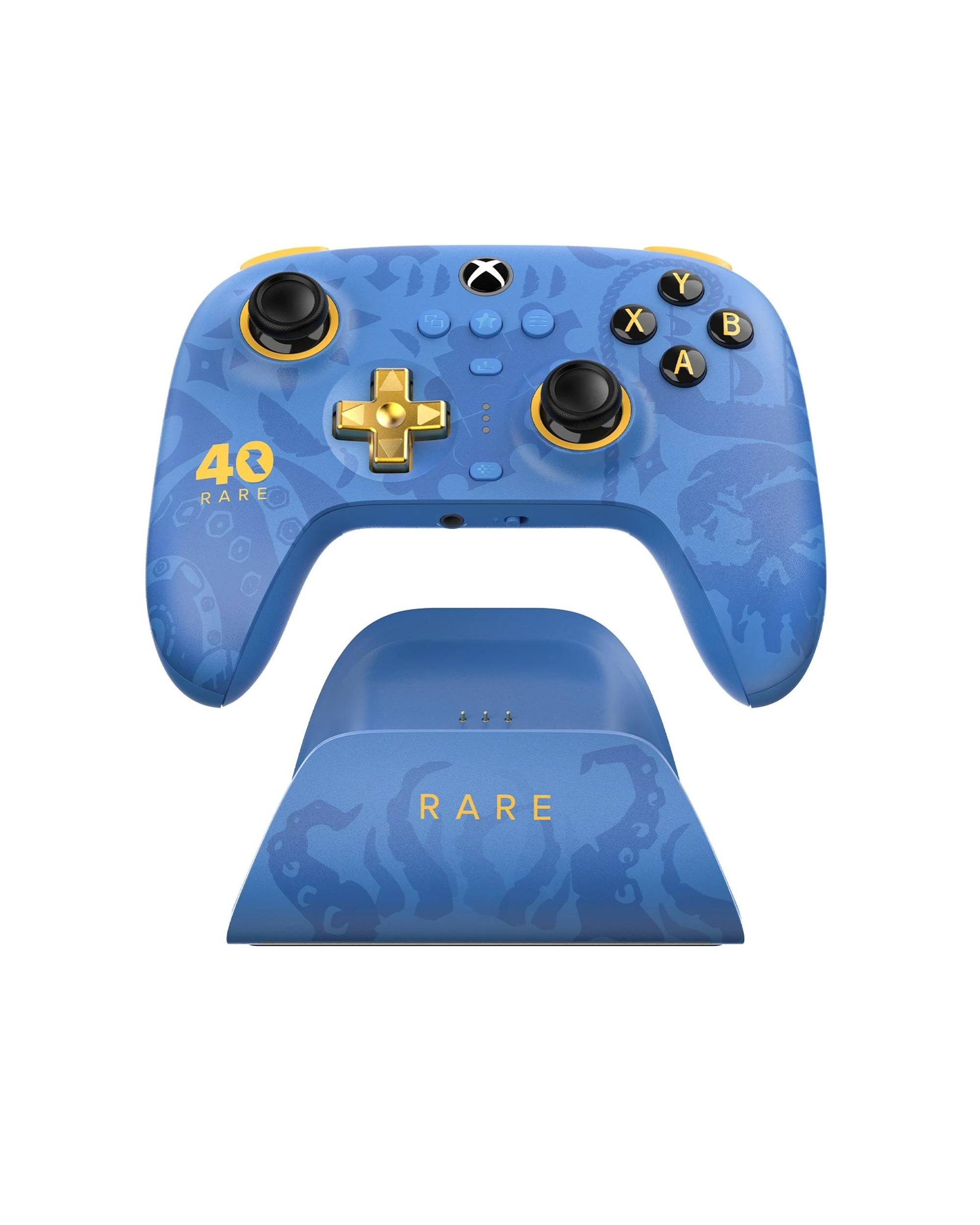 2 8BitDo Ultimate 3-Mode Wireless Controller for Xbox - Rare 40th Anniversary Edition - Blue, 2 of 8