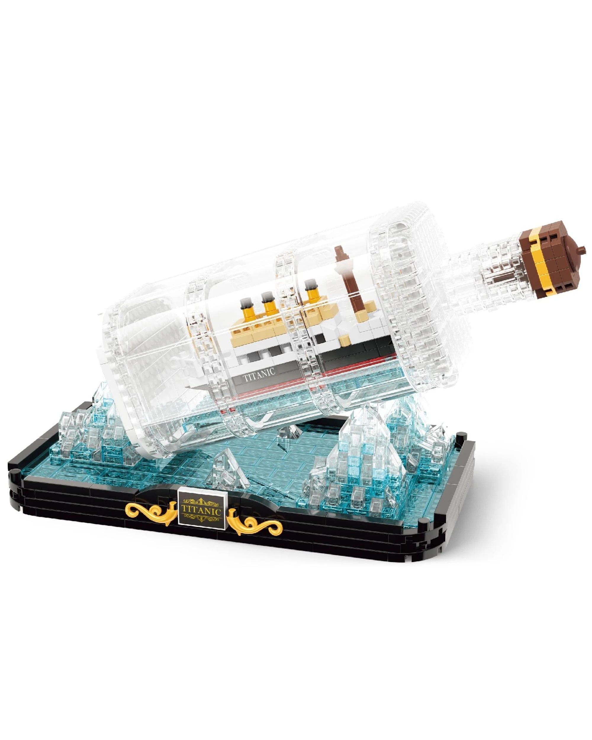 2 Koco Bricks Boat in a Bottle Series Titanic 918 Pieces, 2 of 2