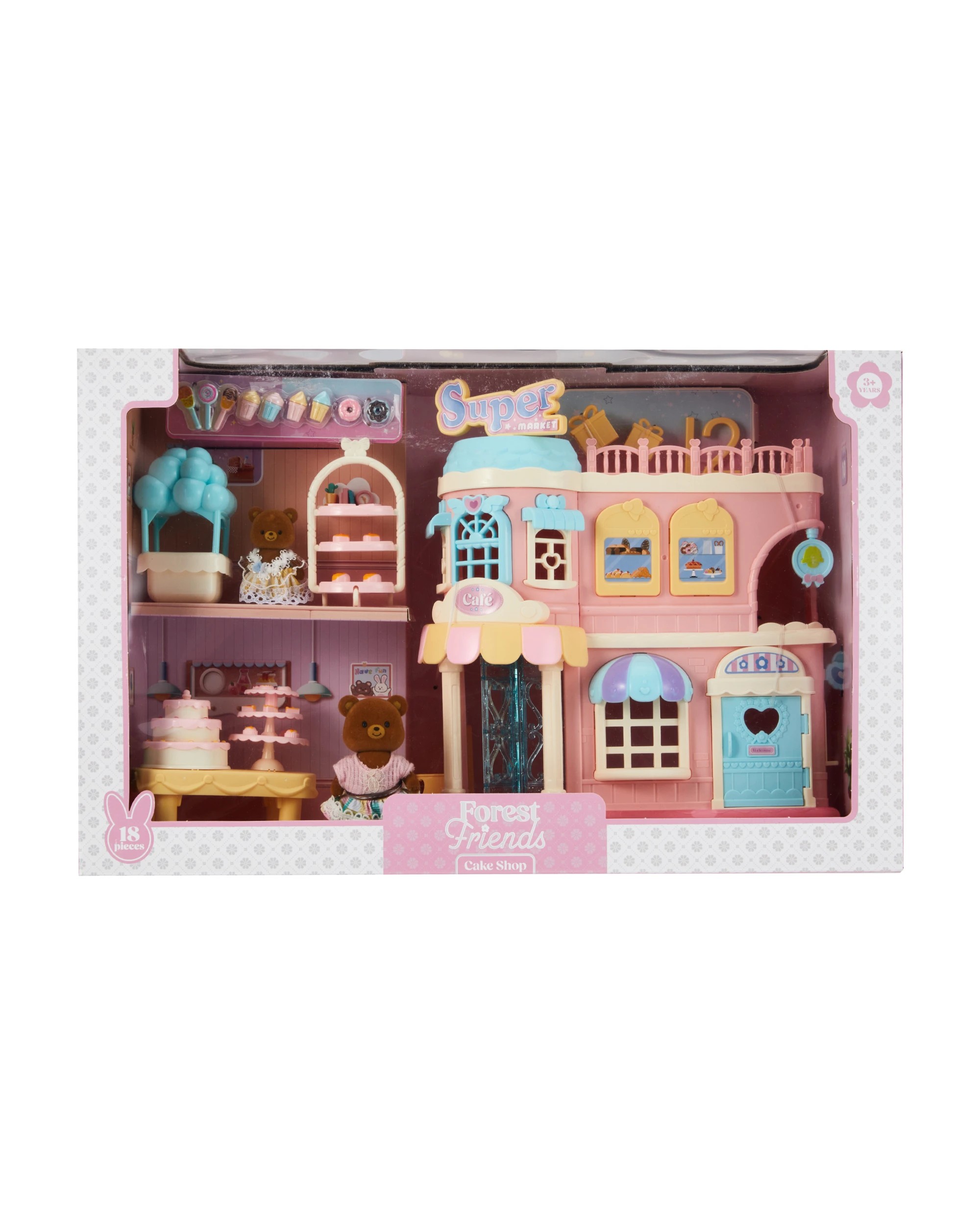 1 18 Piece Forest Friends Cake Shop, 1 of 5