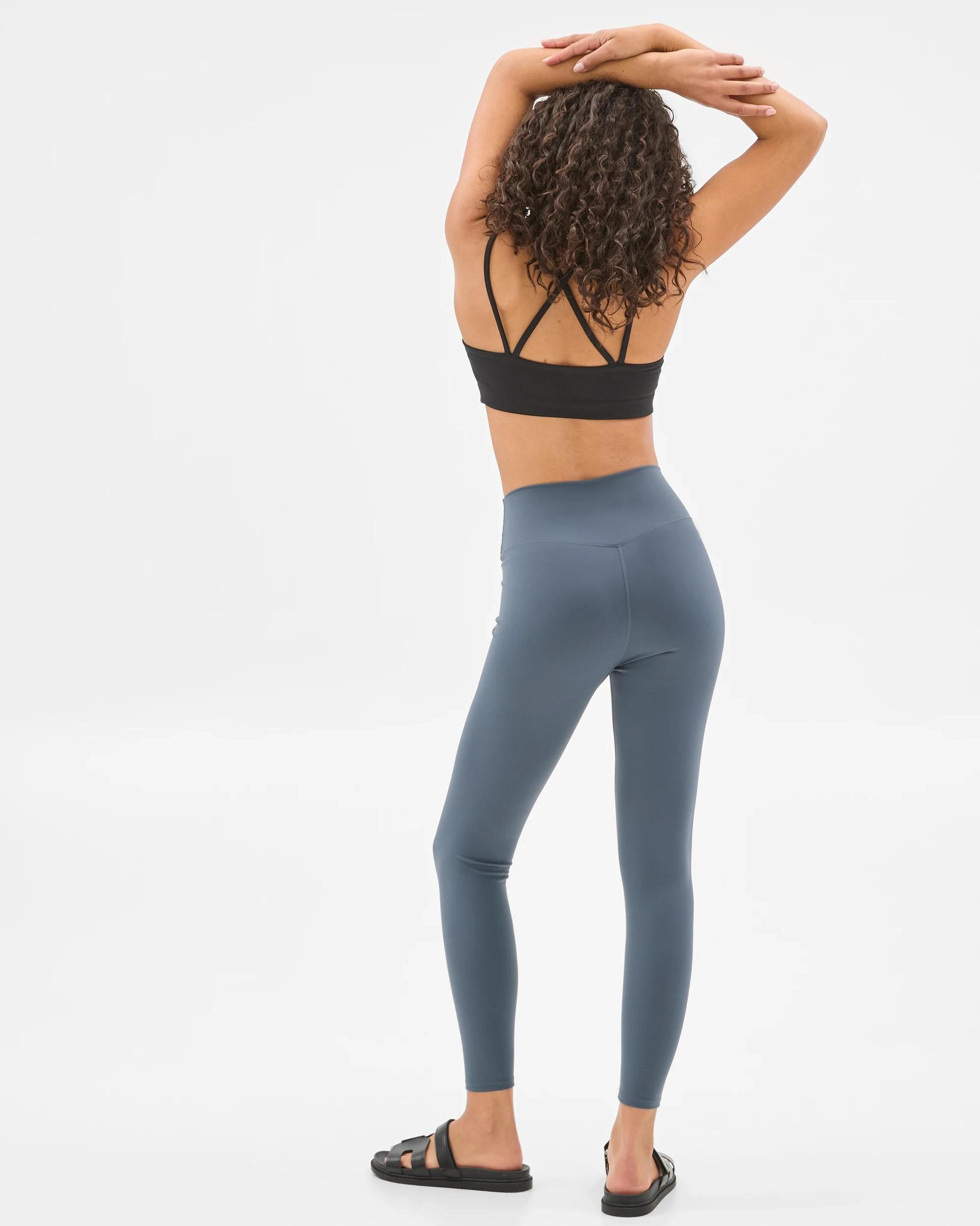 5 Target Active Studio Soft Full Length Yoga Tights SMOKE, 5 of 6