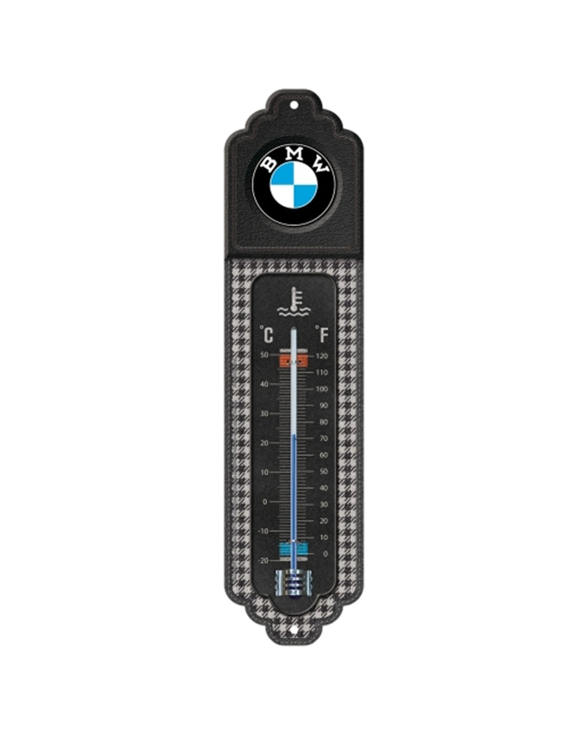 1 Nostalgic-Art Thermometer Classic BMW Houndstooth Retro Metal Wall Gauge - Pattern, 1 of 1