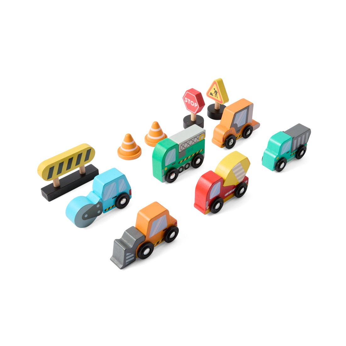 5 Wooden Construction Vehicle Set, 5 of 10