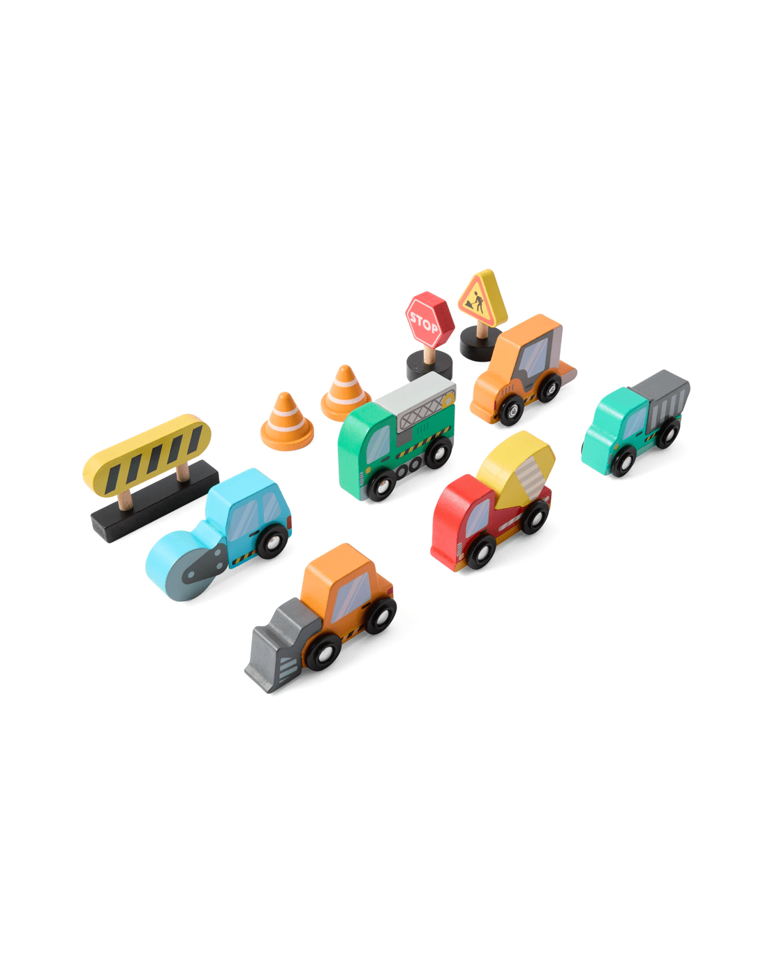 5 Wooden Construction Vehicle Set, 5 of 10