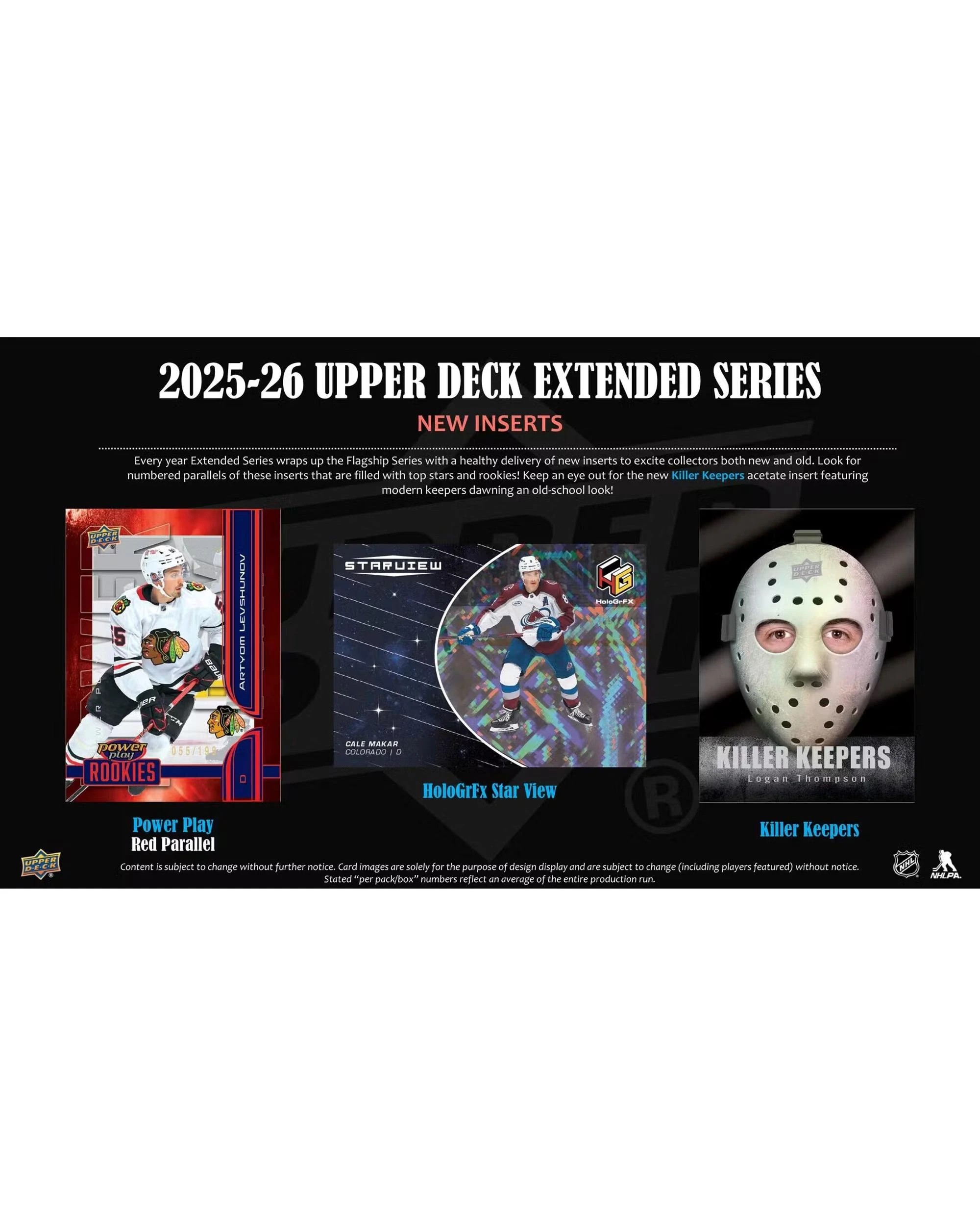7 Upper Deck 2025/2026 NHL Extended Series Hockey Hobby Pack, 7 of 8