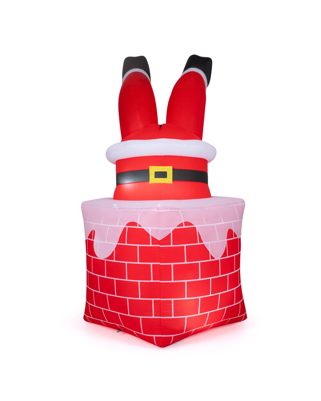 Costway 190cm Christmas Inflatable Santa Claus in Chimney Decoration w ...