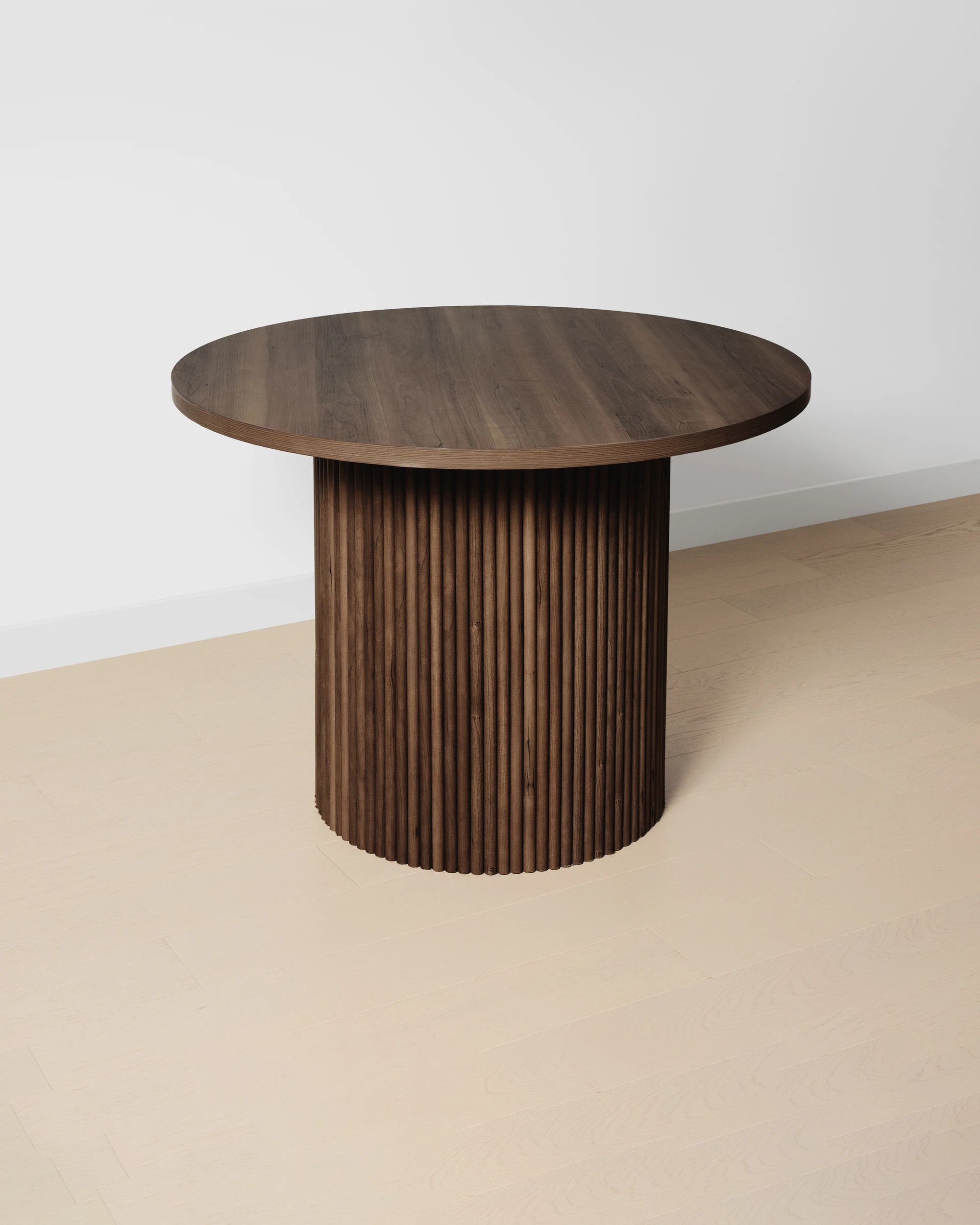 4 Ryan Ribbed Dining Table - Walnut, 4 of 7