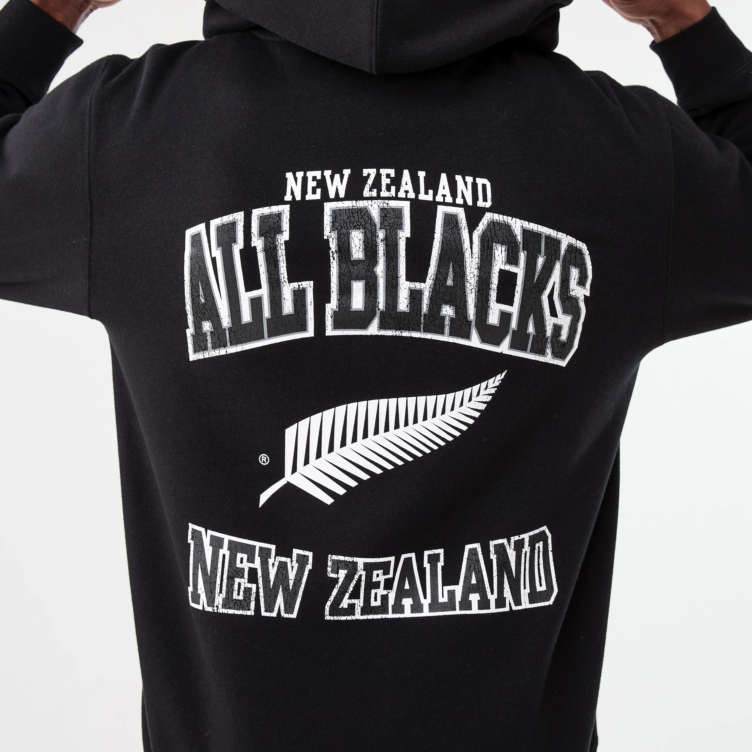 7 Official All Blacks Adult Hoodie BLACK, 7 of 7