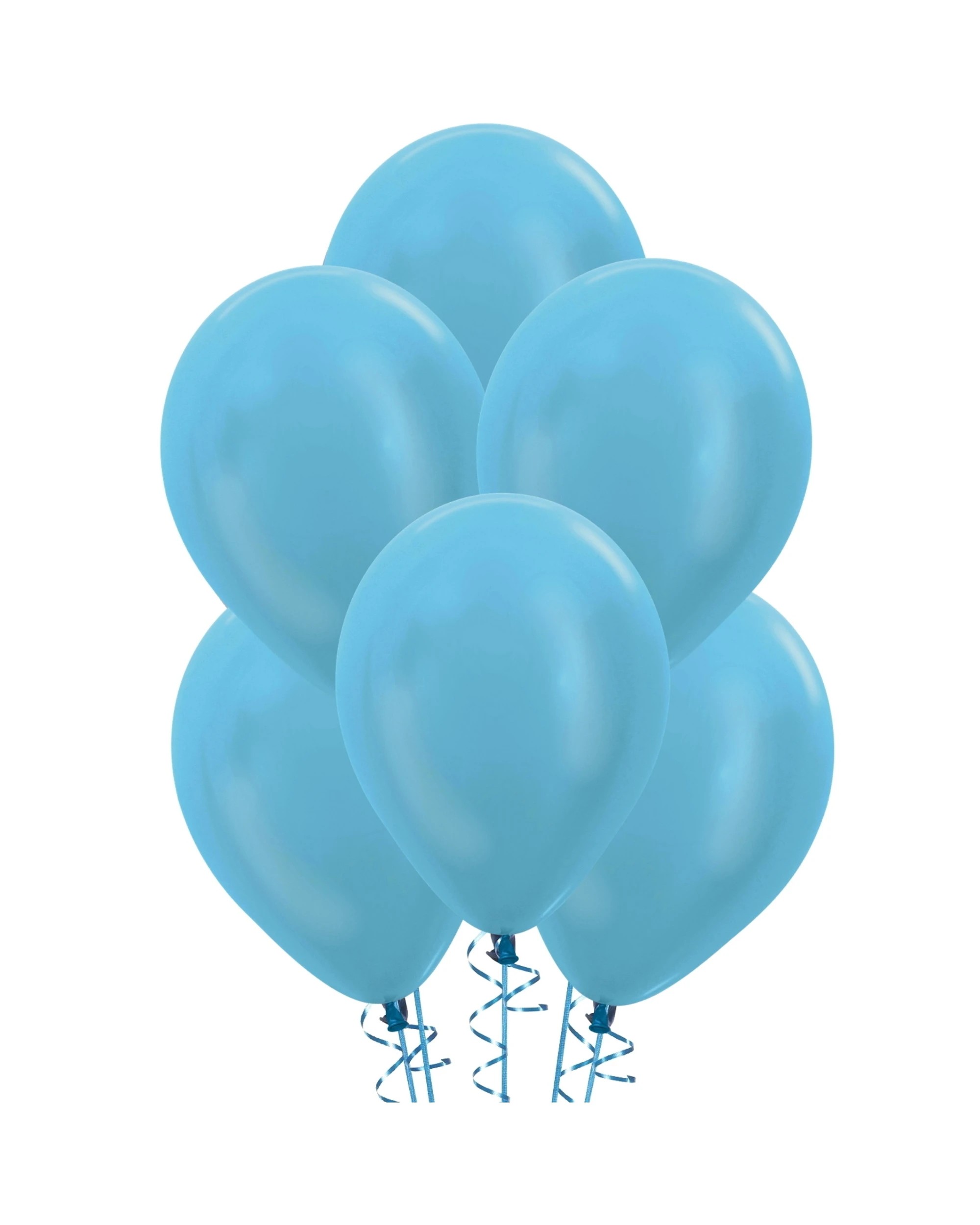 1 Unique Pearl Balloons 30cm Pack of 25 - Blue, 1 of 2