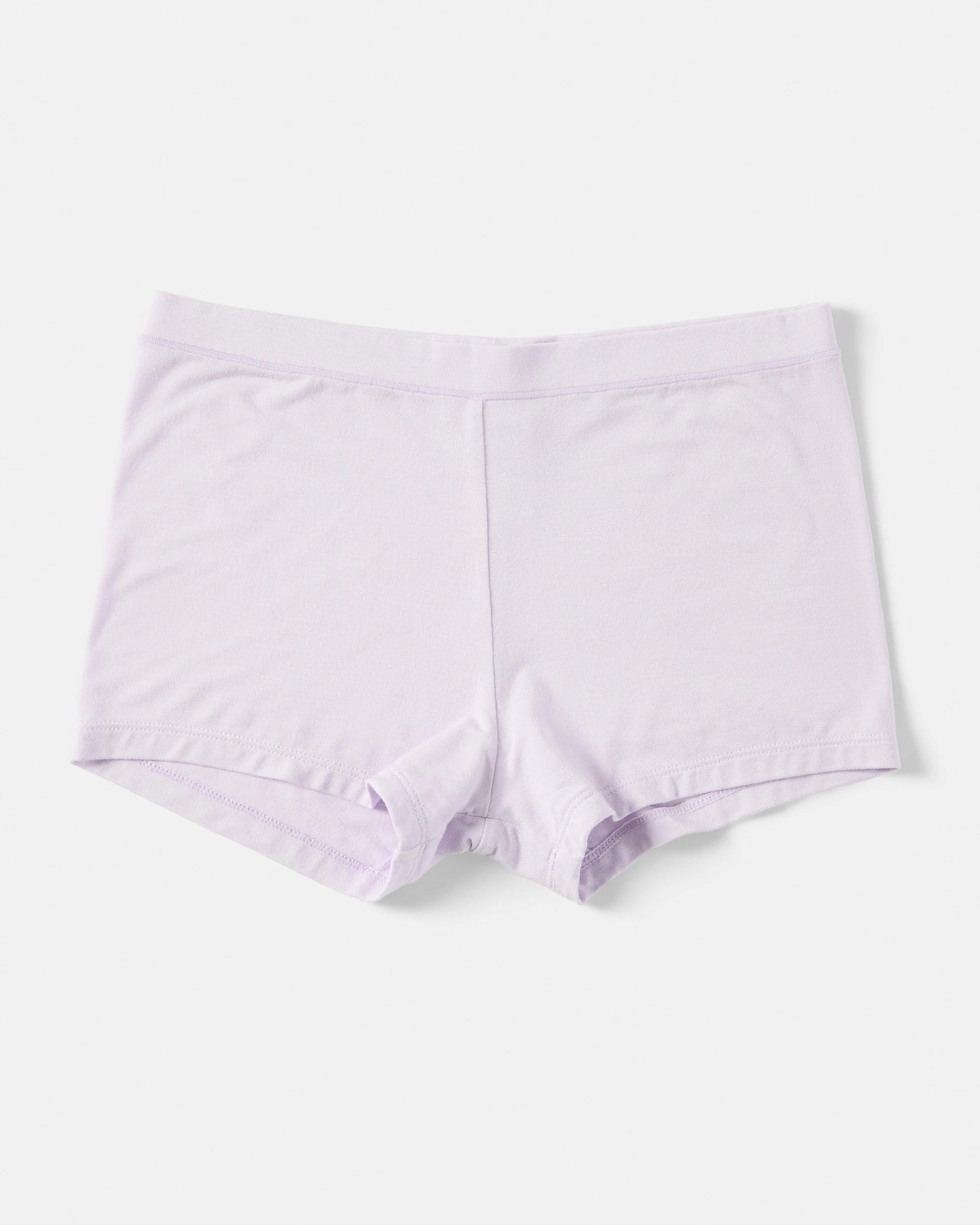 4 3 Pack Bamboo Shorties Pnk Stripe, 4 of 5
