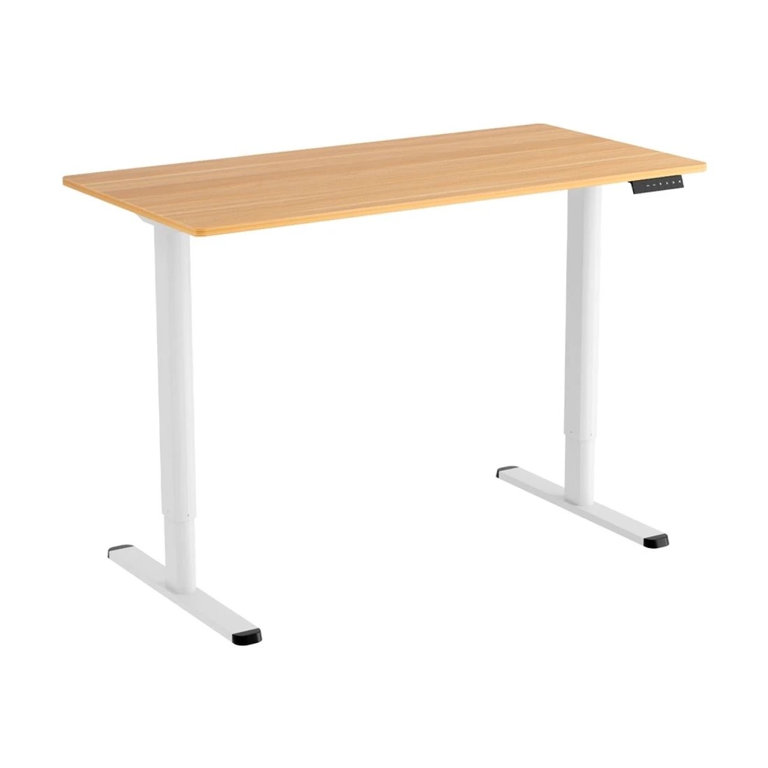2 120CM Artiss Electric Standing Desk Sit Stand Desks Home Office Computer Desk - Brown, 2 of 5