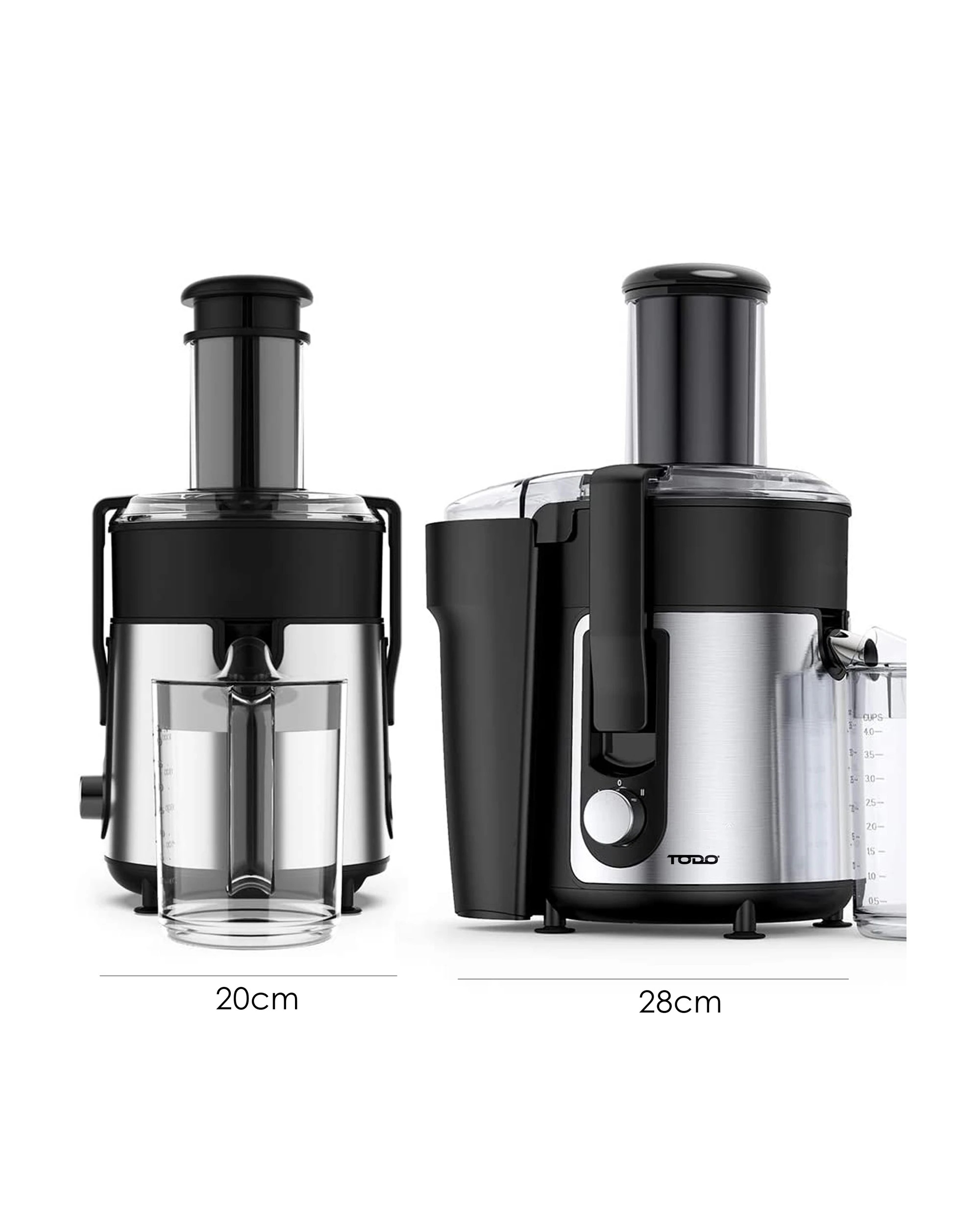 4 TODO 800W Stainless Steel Juicer Healthy Electric Juice Extractor 1L Jug, 4 of 6