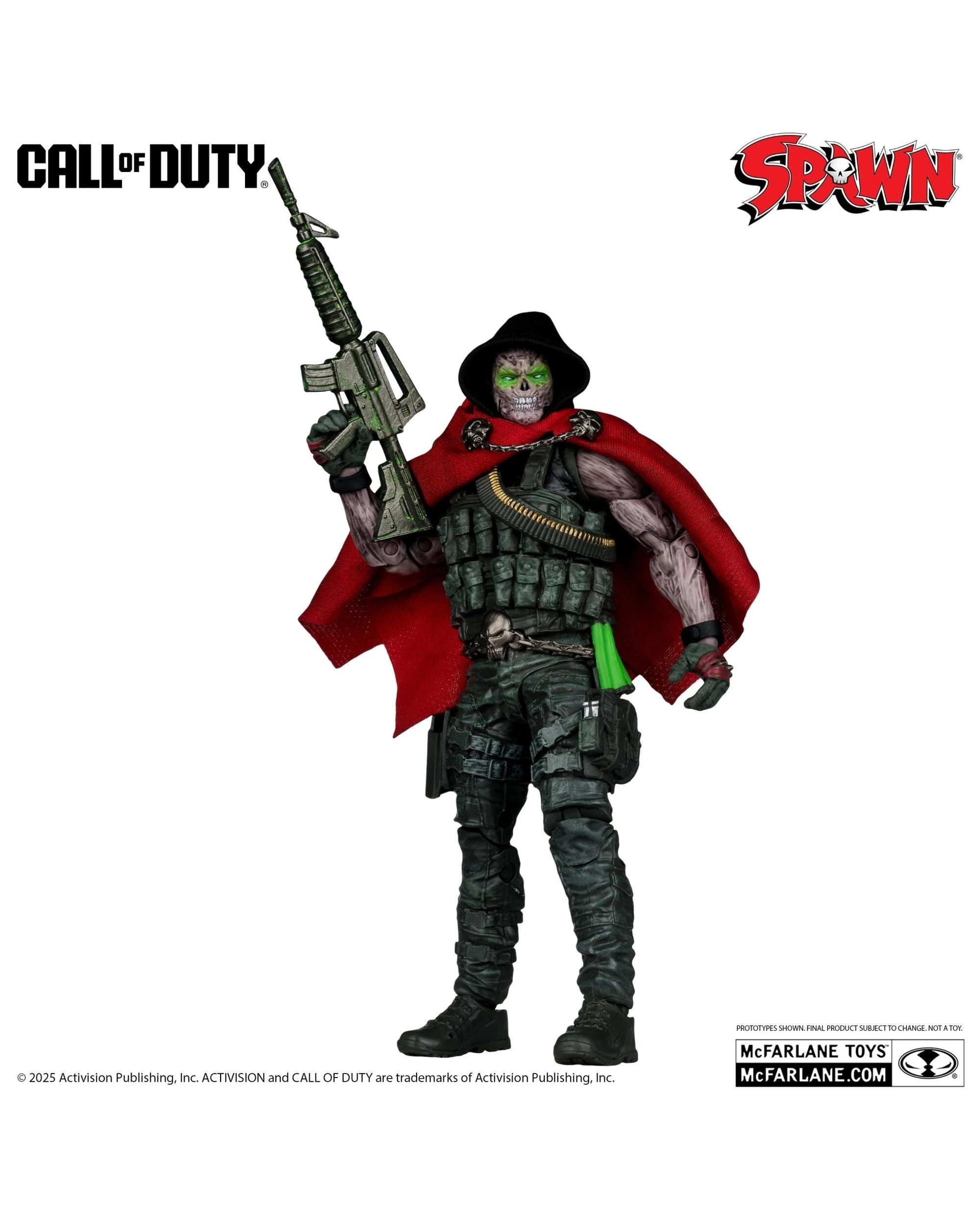 3 McFarlane Spawn Call of Duty Burned Spawn 7 inch Action Figure, 3 of 8