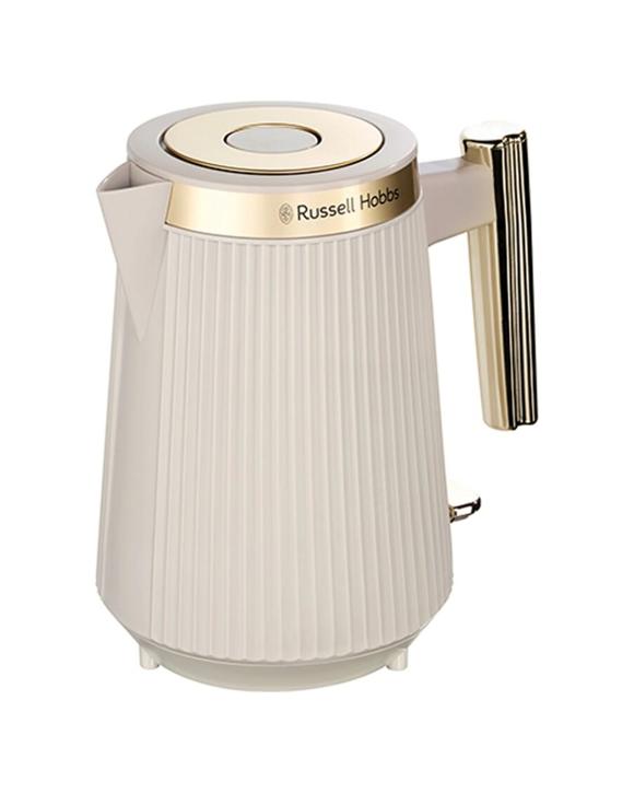 Russell Hobbs Bronte Kettle Stone Matt Finish 1.7L Capacity Internal Light - Natural