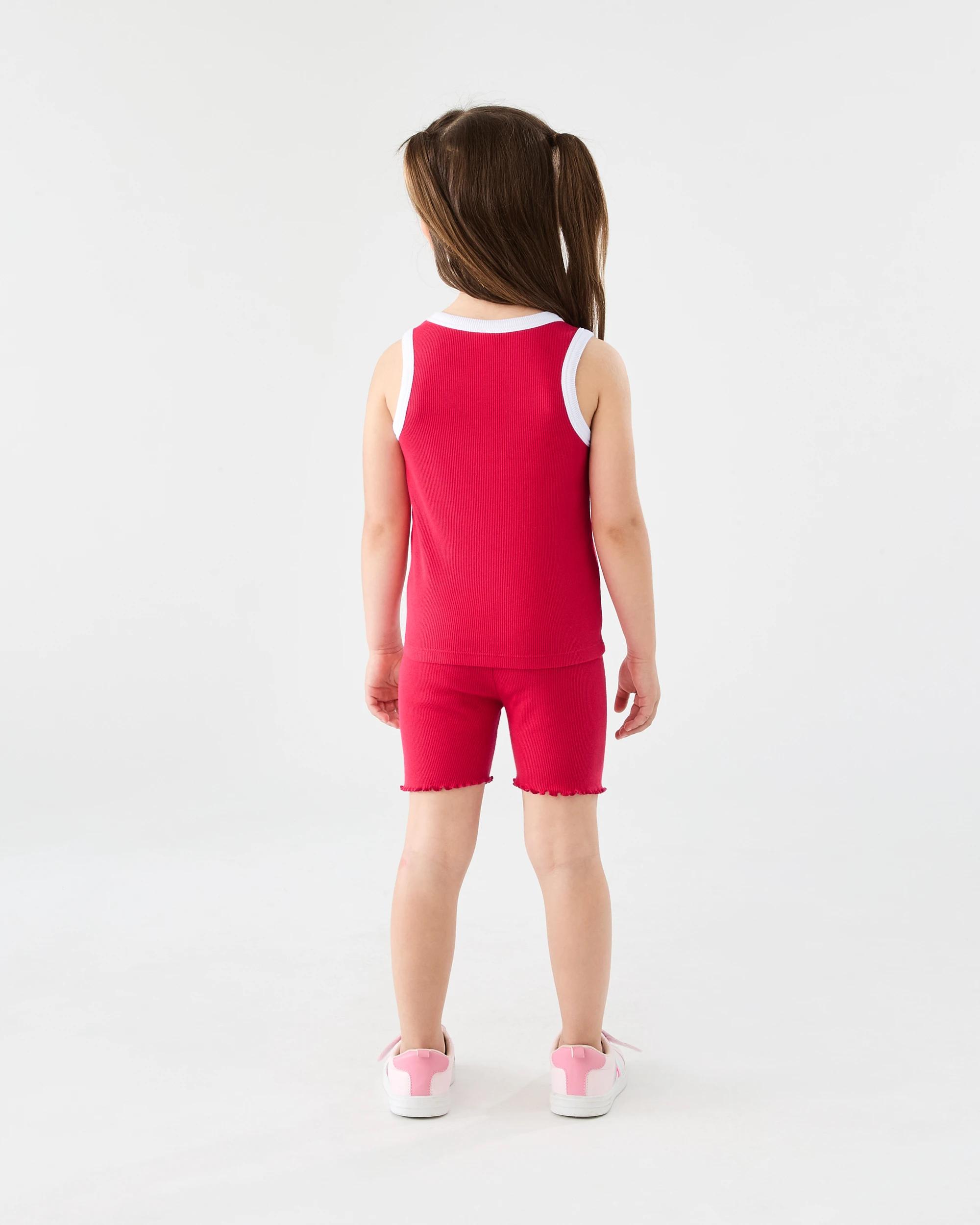 6 Rib Tank Top Red Tennis, 6 of 6