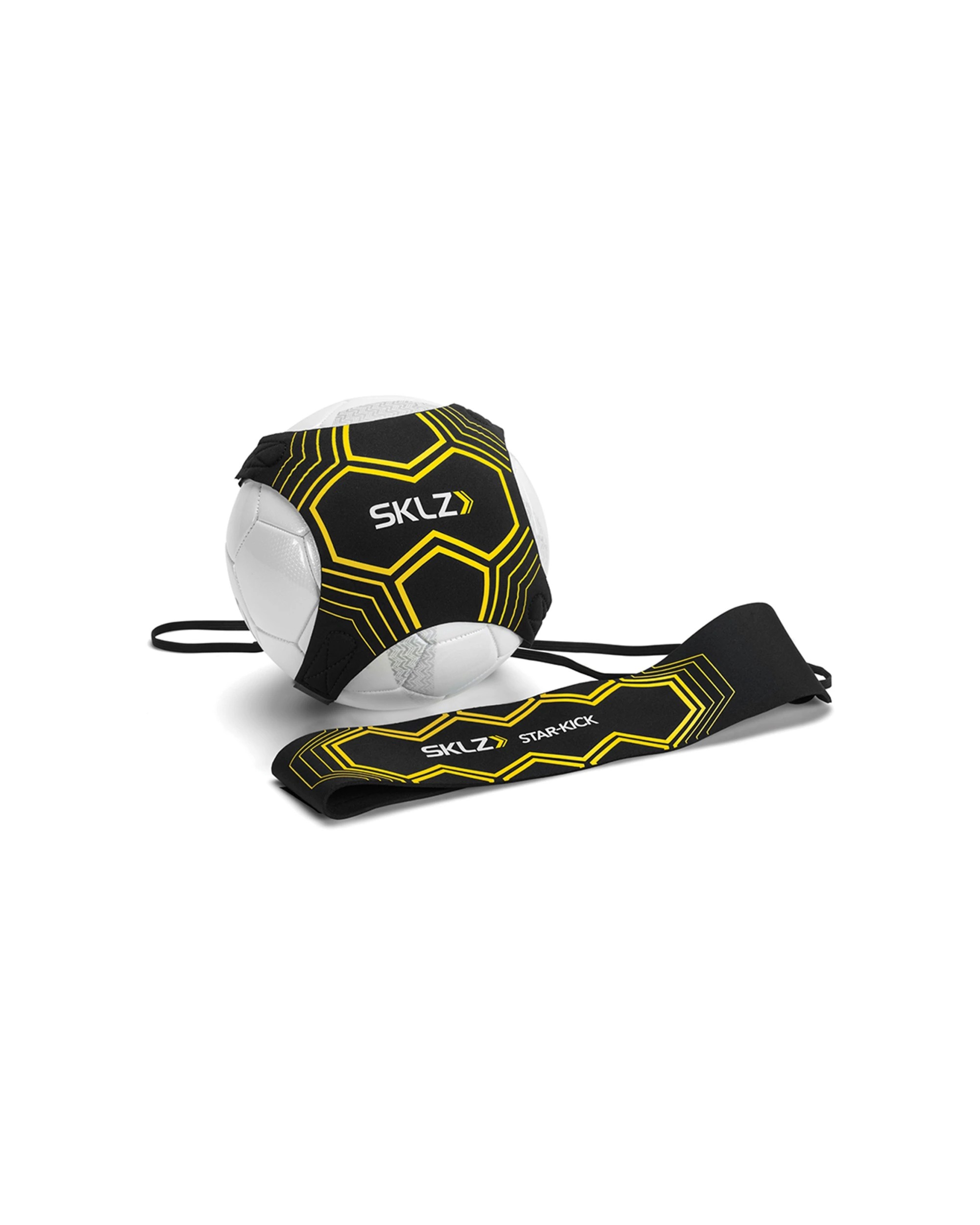 1 Sklz Star Kick Soccer Ball Glove Adjustable Neoprene Fits Size 3 4 5 Balls - Black, 1 of 4
