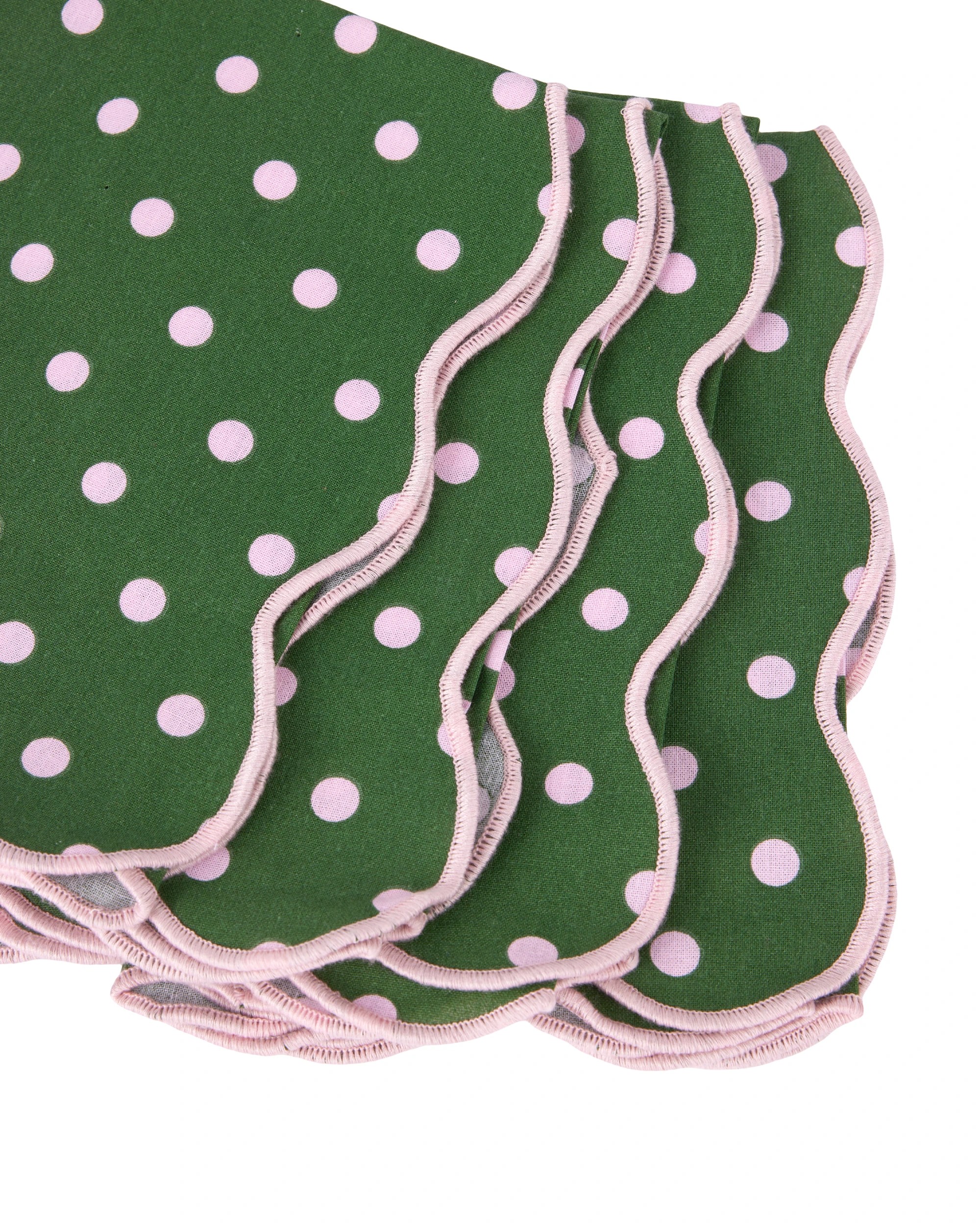 2 4 Pack Polka Dot Napkins, 2 of 5