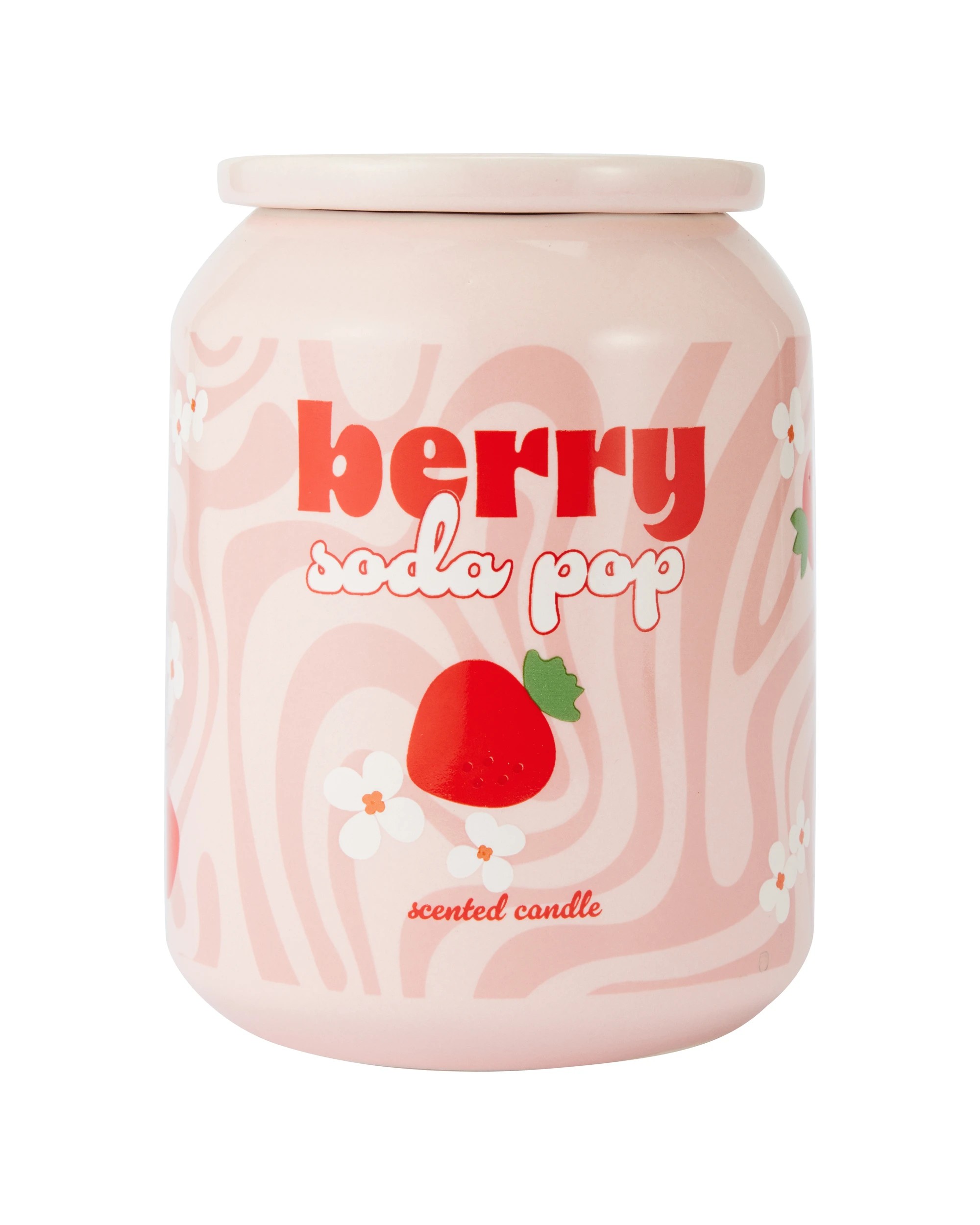 1 Berry Soda Pop Ceramic Candle, 1 of 6