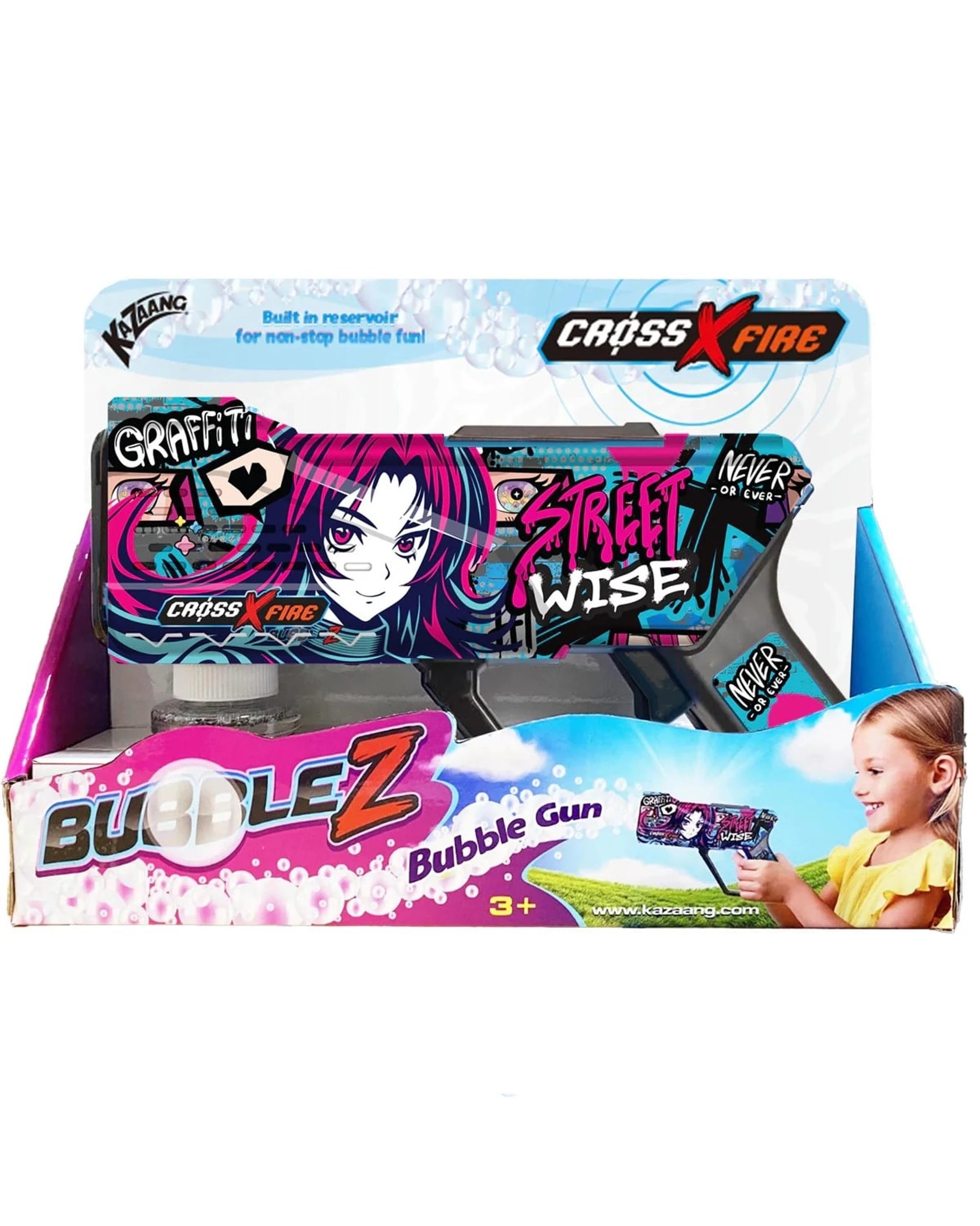 1 CrossXFire Bubblez Streetwise Bubble Gun, 1 of 5