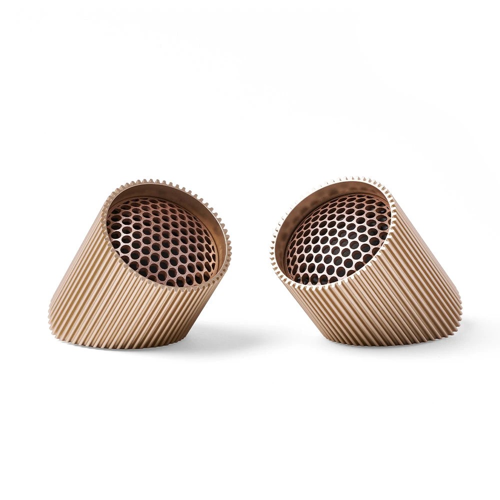 1 Lexon Ray Set Of Magnetic Bluetooth Speakers - Gold, 1 of 6