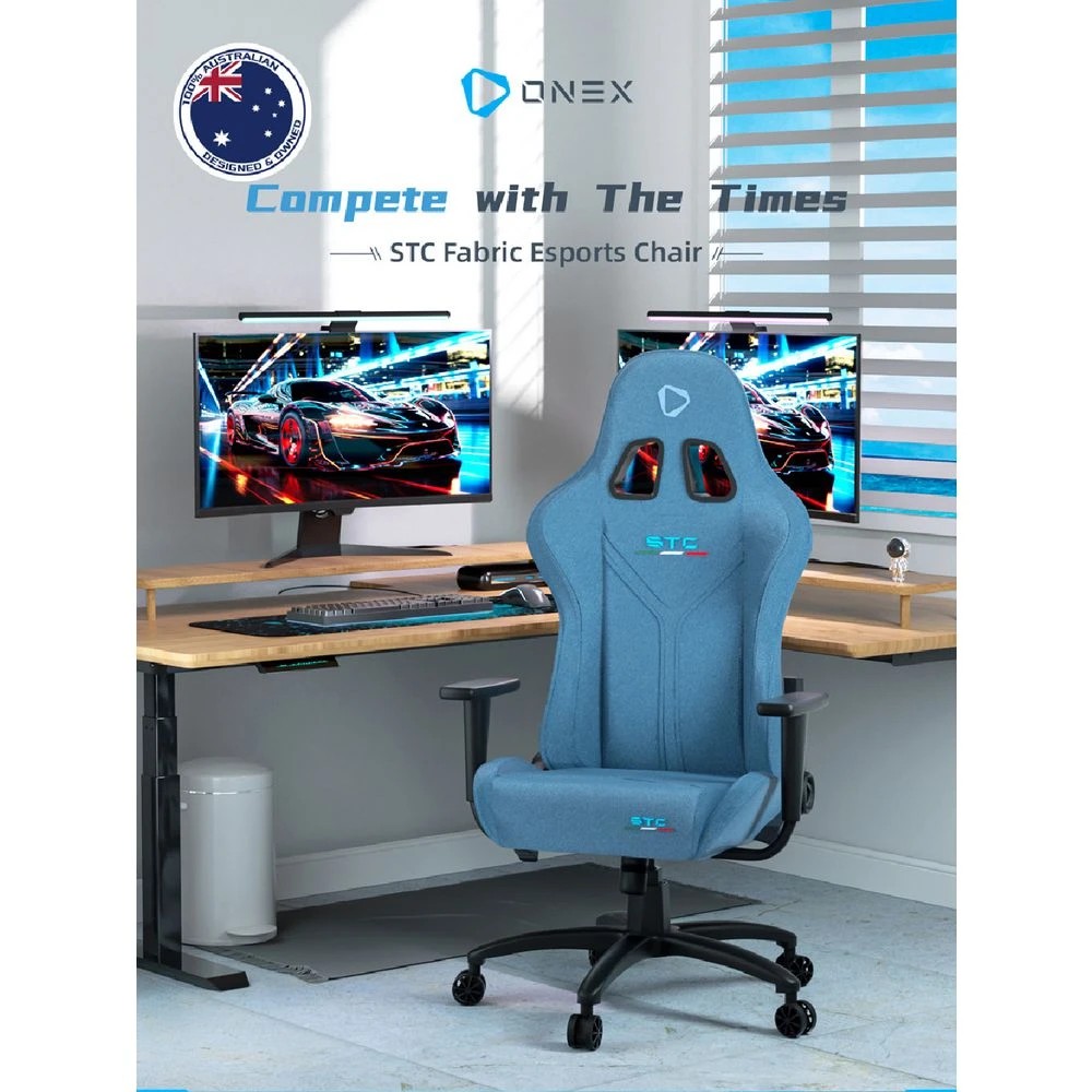 8 ONEX STC Tribute Fabric Gaming Chair Cowboy Gaming Chairs, 8 of 10