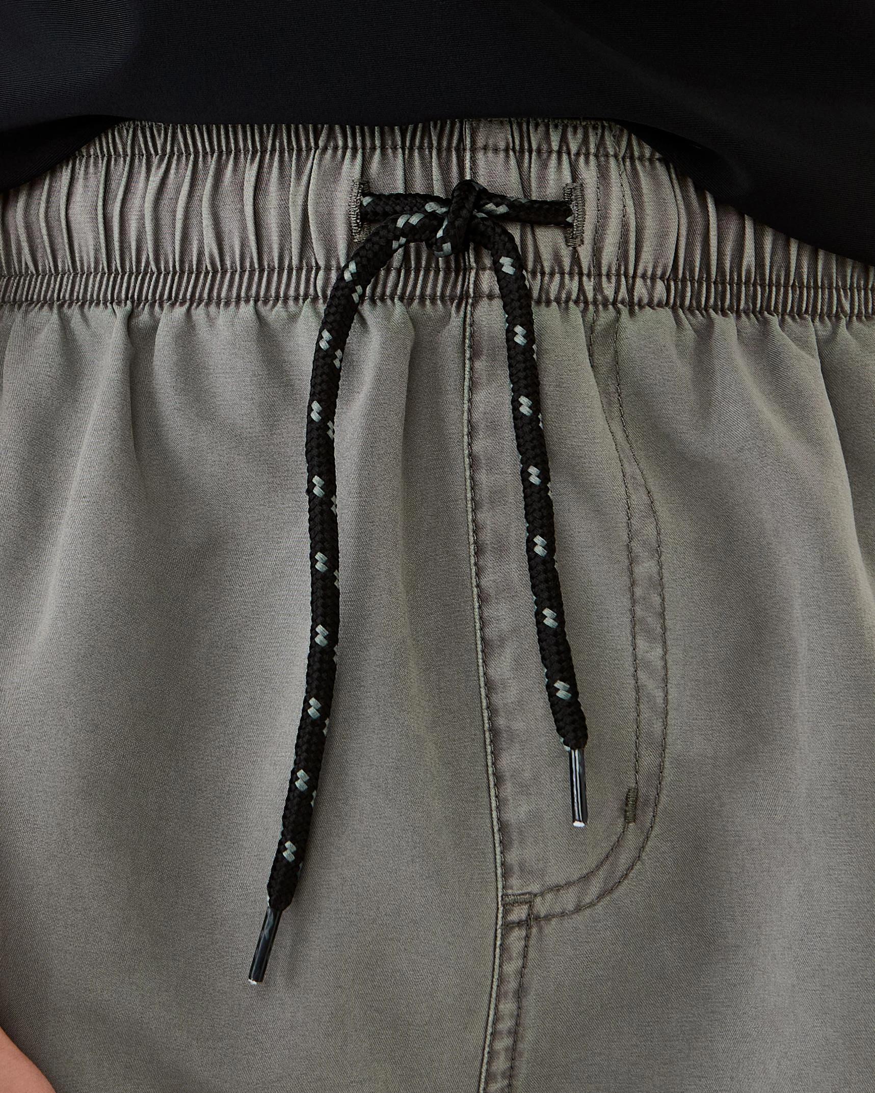 3 Washed Swim Boardshorts Grn Beetle, 3 of 6