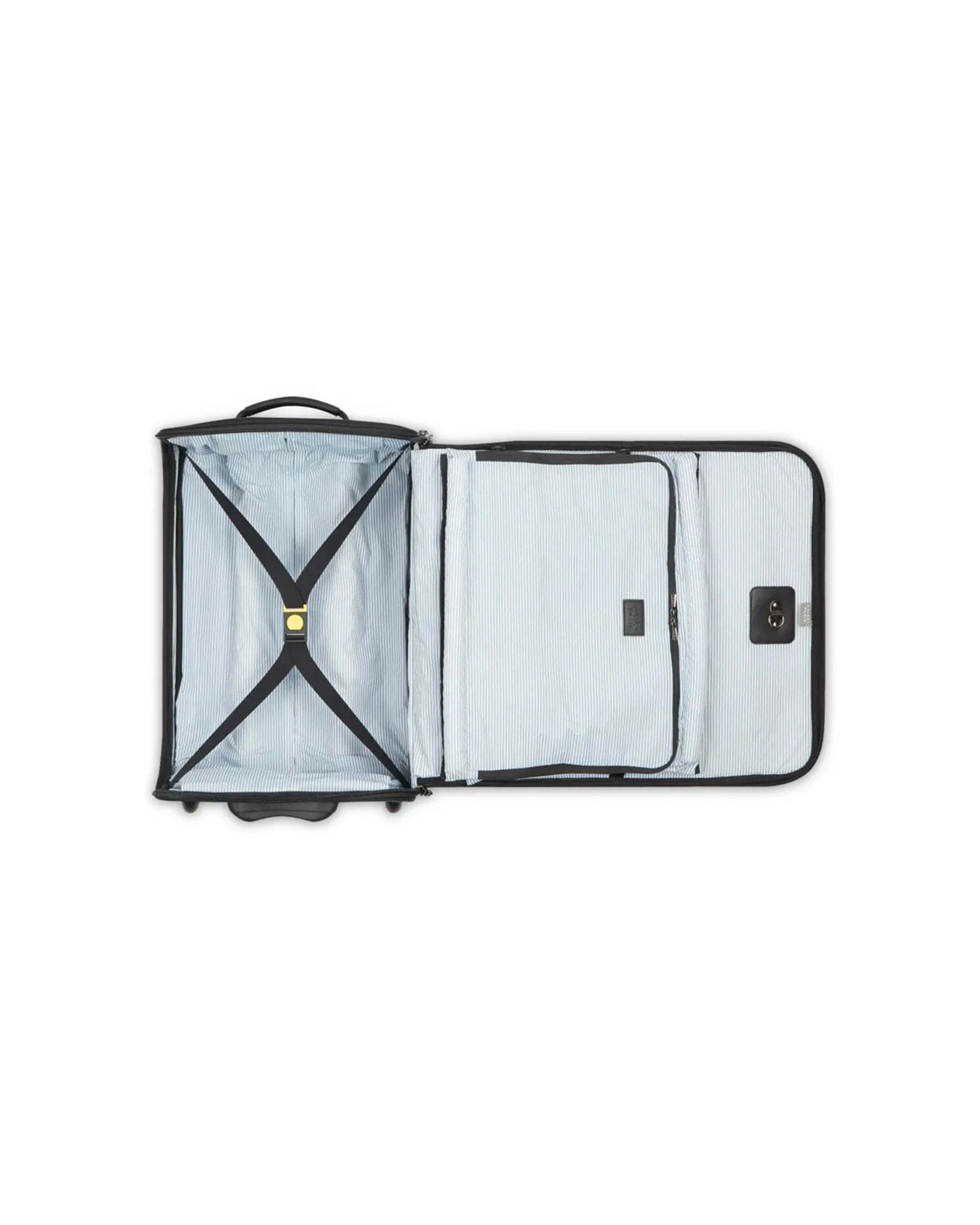 2 Delsey Wagram 2-Wheel Garment Cabin Case USB Port TSA Lock Nylon Leather - Black, 2 of 9