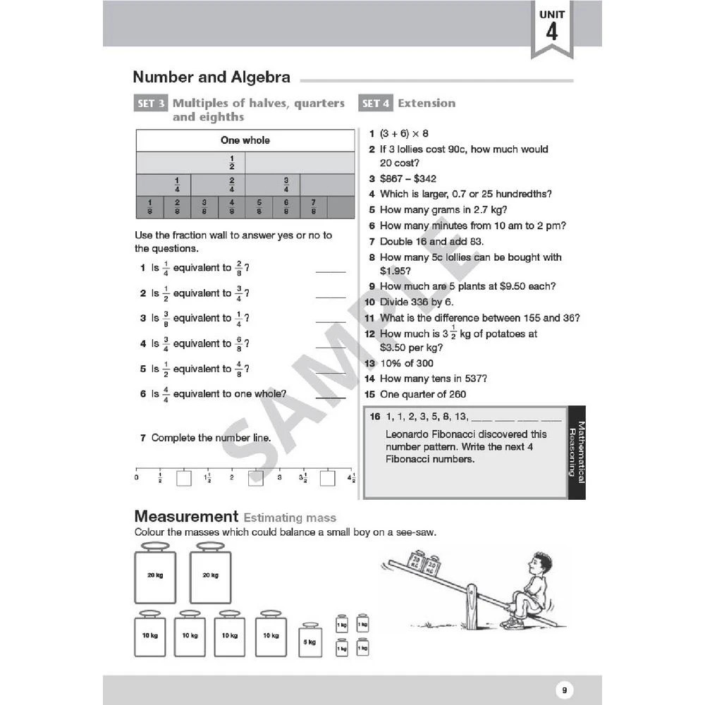 3 Maths Plus Australian Curriculum Mentals & Homework Book 5, 3 of 3