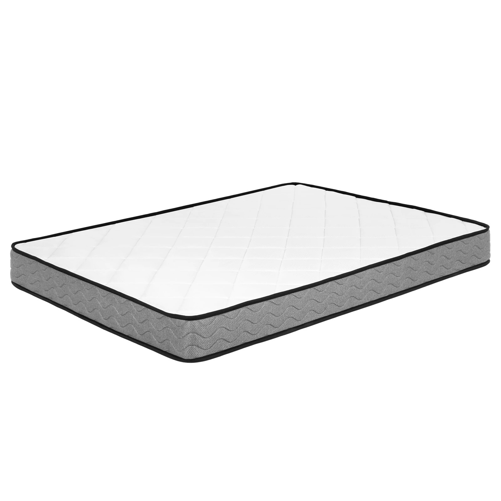 1 Advwin Queen Mattress Bonnell Springs Memory Foam Bed 16CM - White, 1 of 7