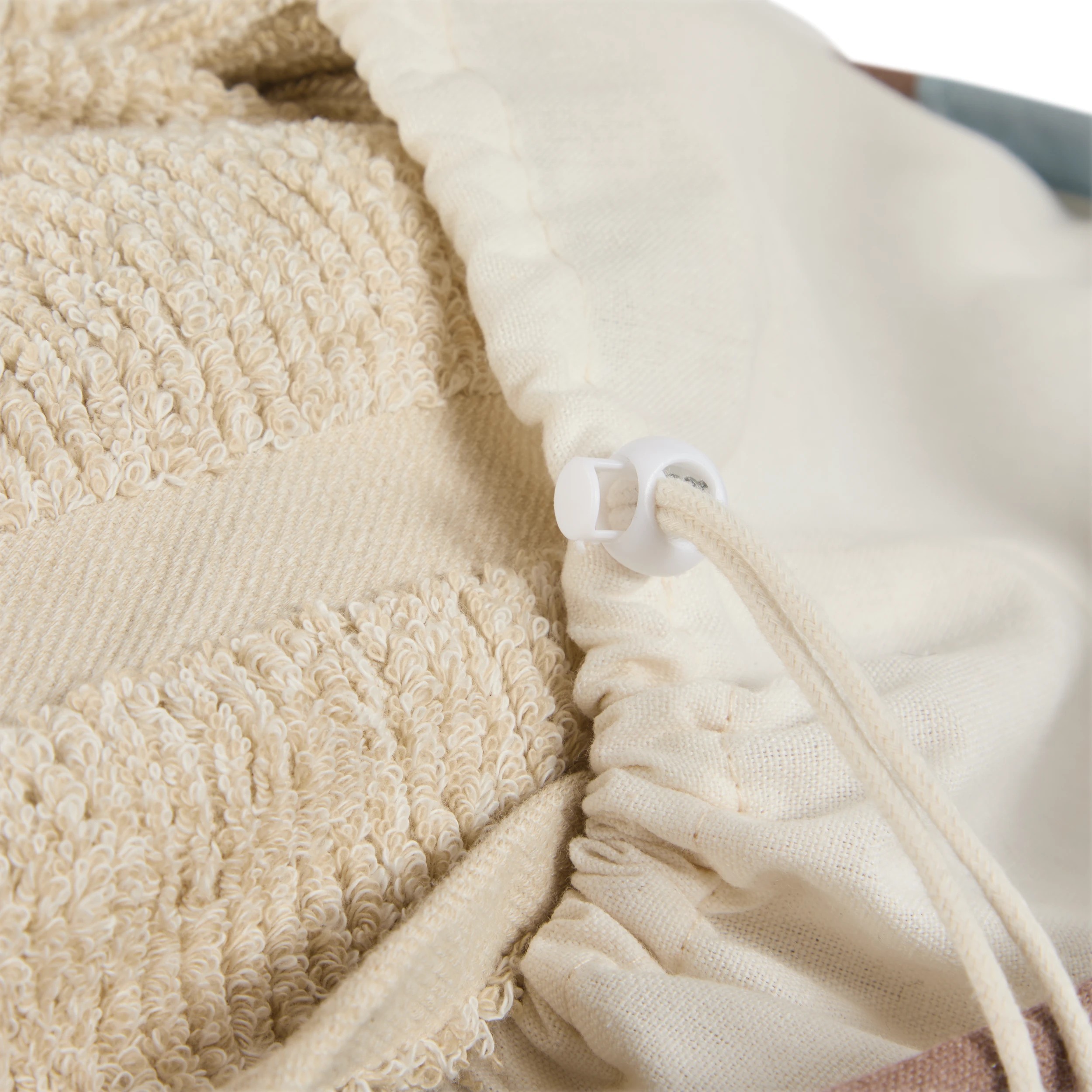 8 Striped Pop Up Laundry Hamper - Chocolate and Blue, 8 of 9