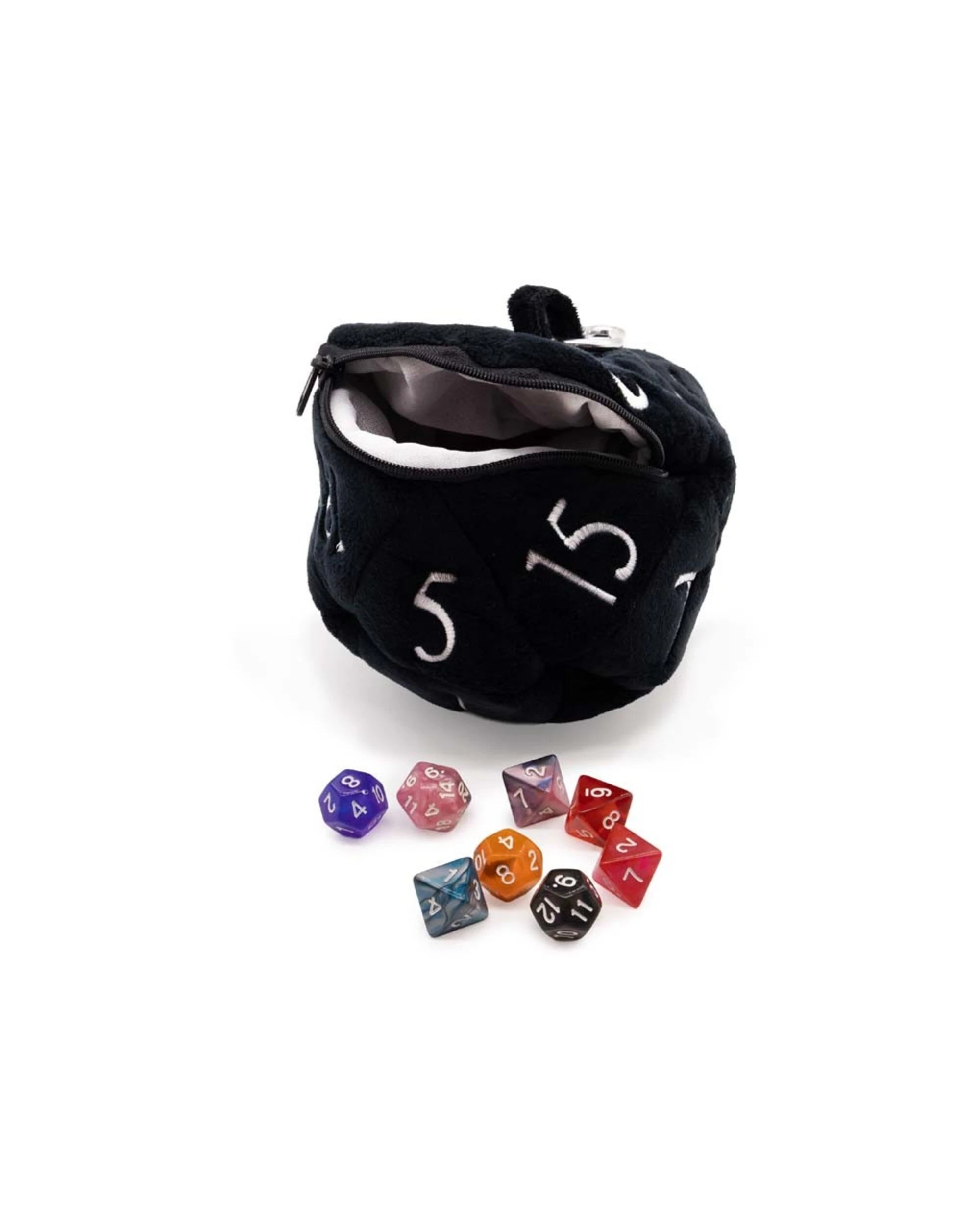 3 Dice Bag Plush - Black, 3 of 4