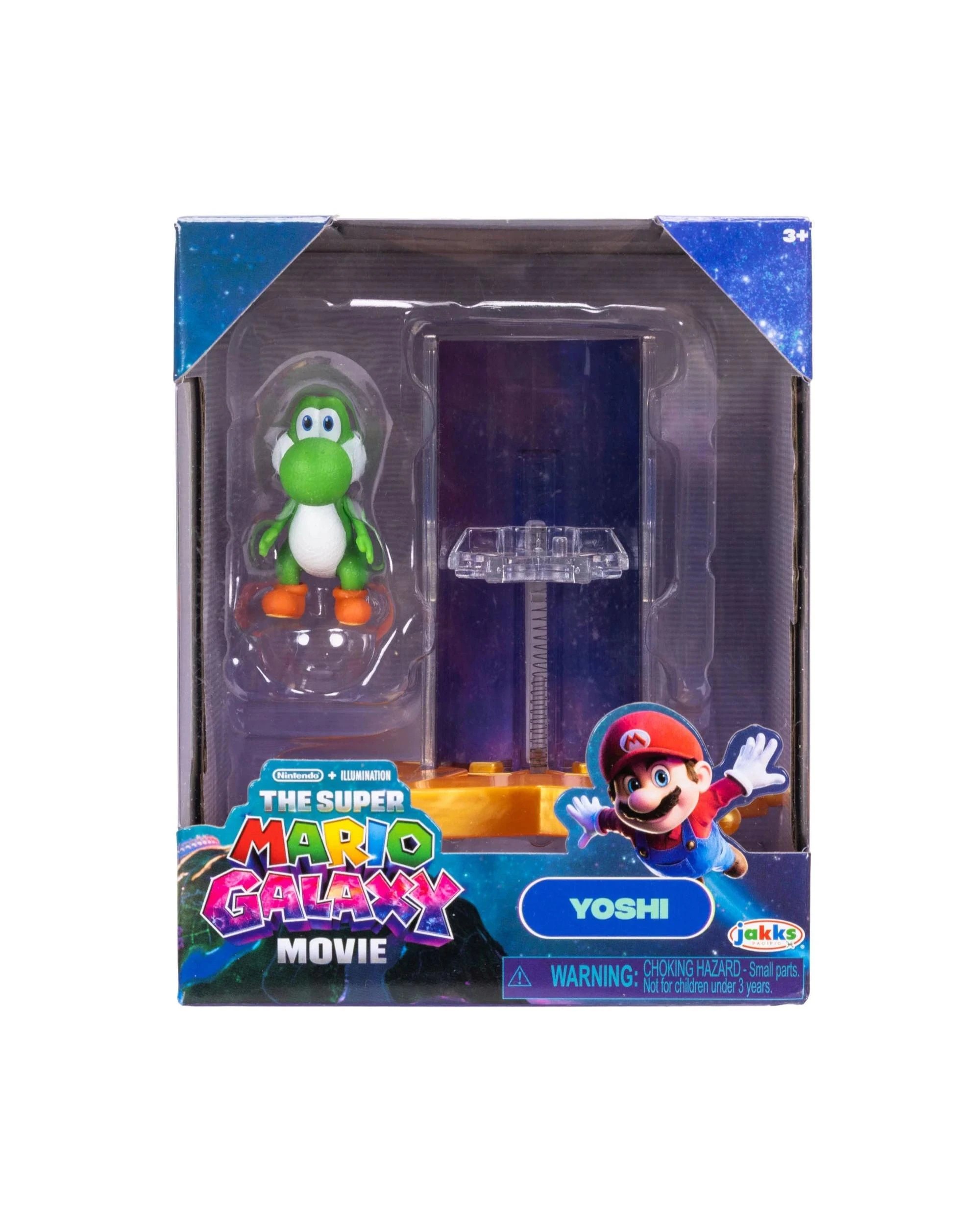 1 The Super Mario Galaxy Movie Yoshi Mini Figure with Star Launcher, 1 of 3