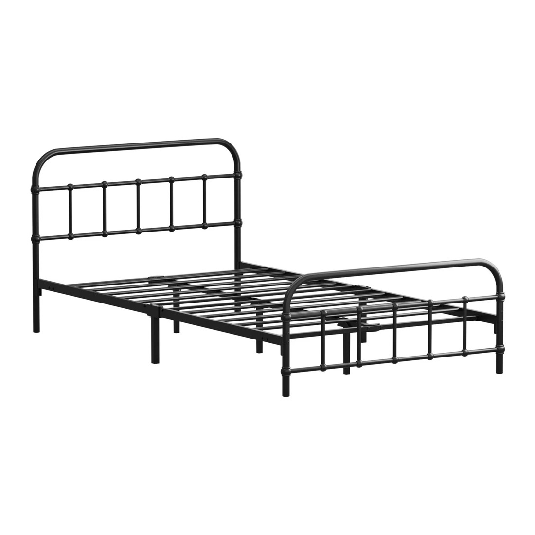 5 Oikiture Metal Bed Frame King Single Size Bed Base Platform
 - Black, 5 of 9