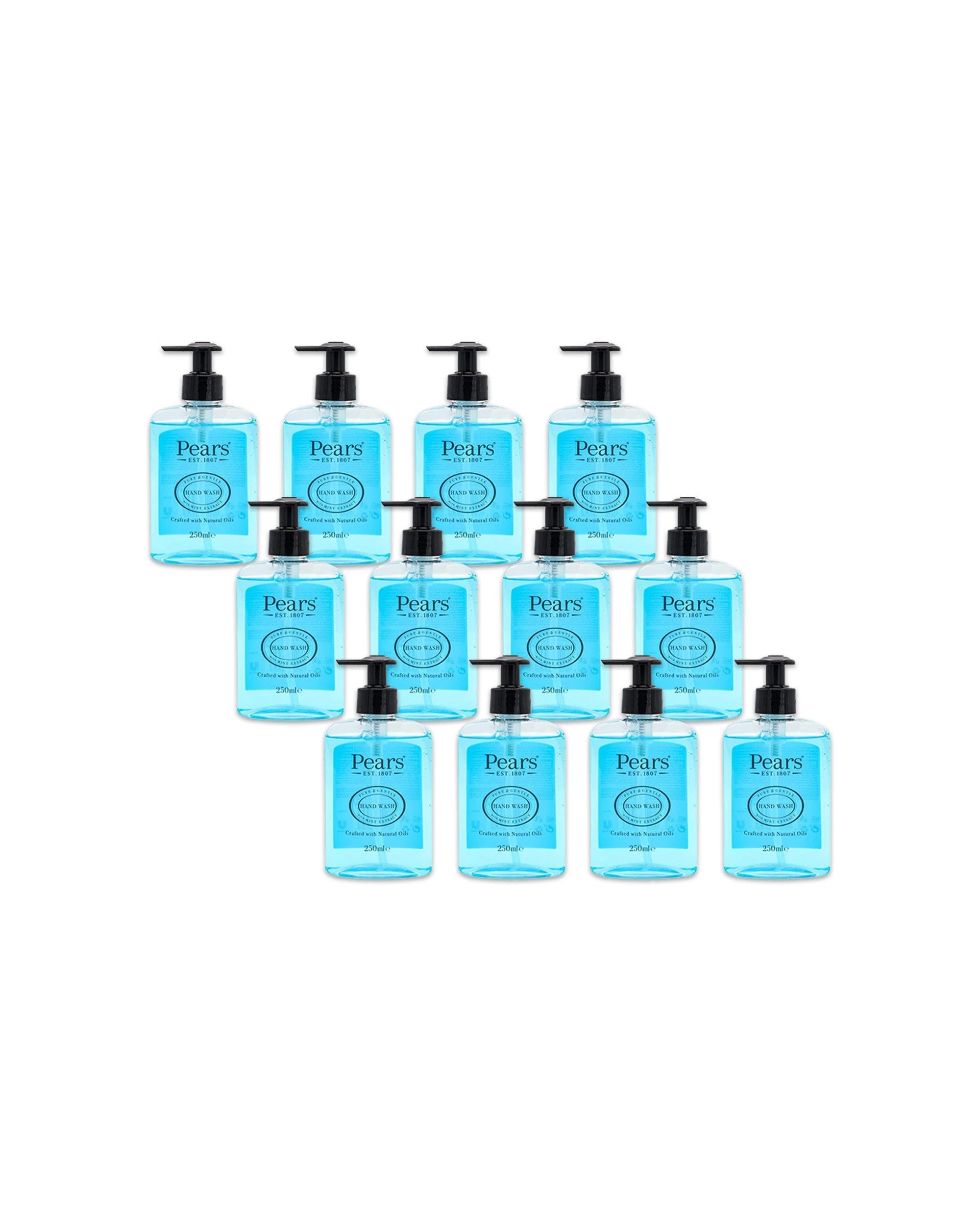 1 Pears 12PK Pure & Gentle Hand Wash Pump With Extracts 250ml - Blue, 1 of 4