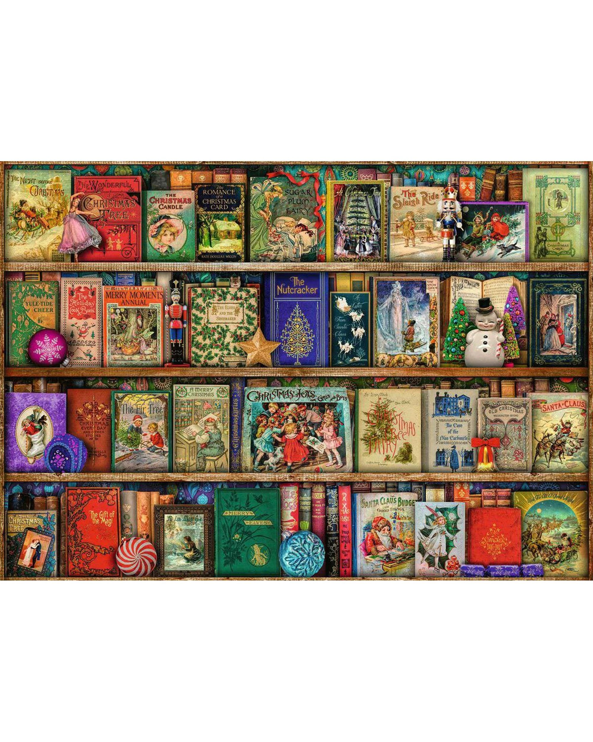 2 Ravensburger The Christmas Library 1000 Piece Jigsaw Puzzle, 2 of 2