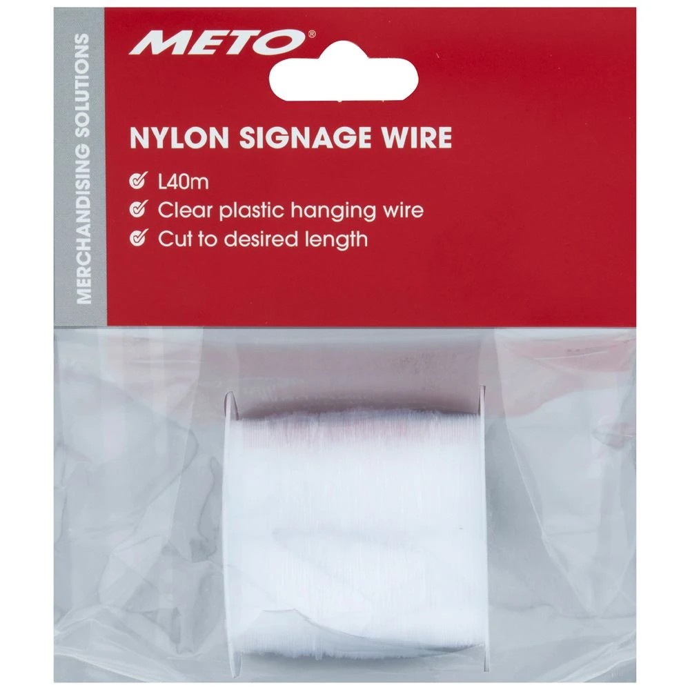 1 Meto Nylon Sign Wire 40m, 1 of 2
