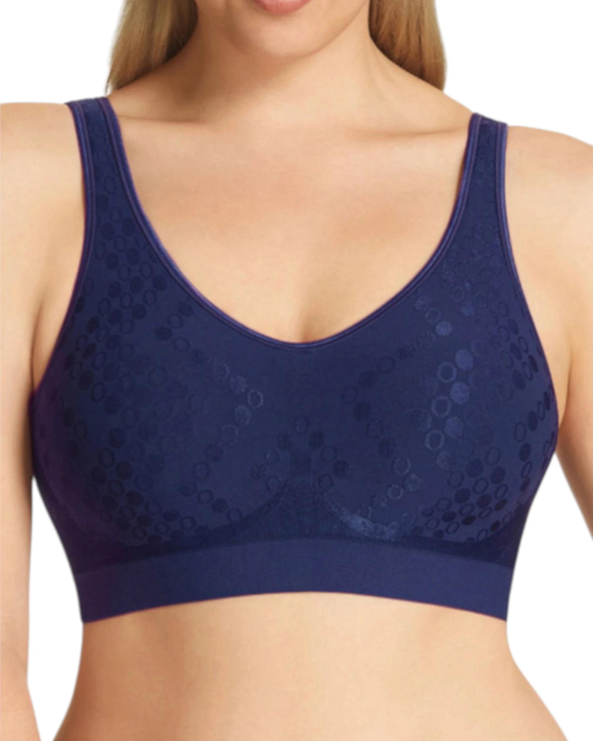 1 Playtex Comfort Revolution Contour Wirefree Bra NAVY, 1 of 4