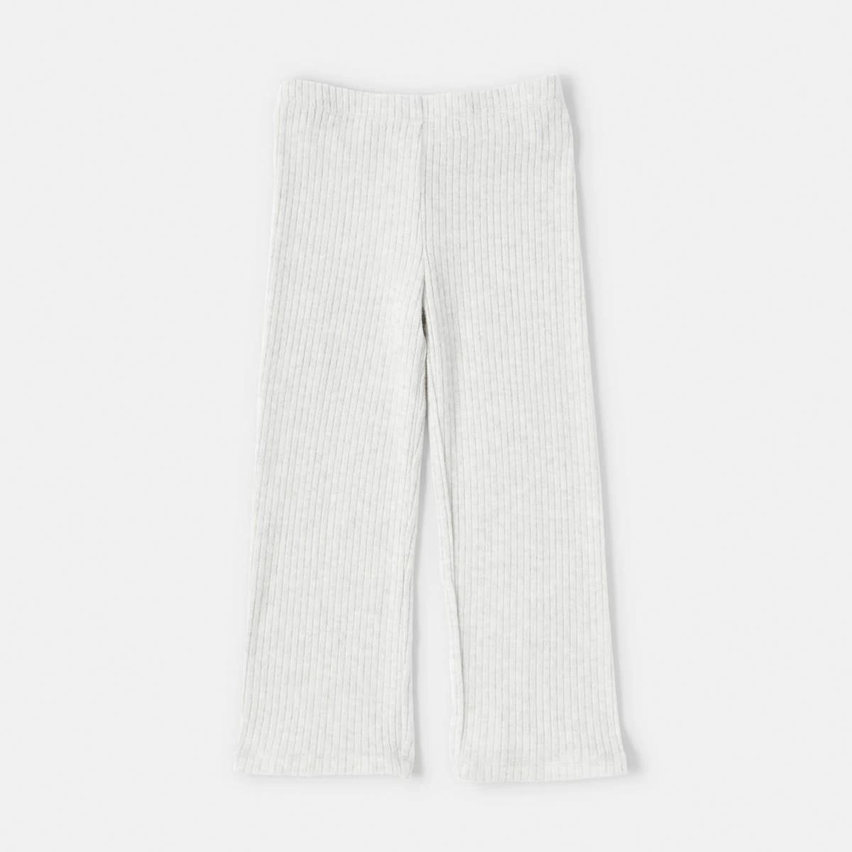 7 Wide Leg Brushed Leggings Wht Marle, 7 of 8